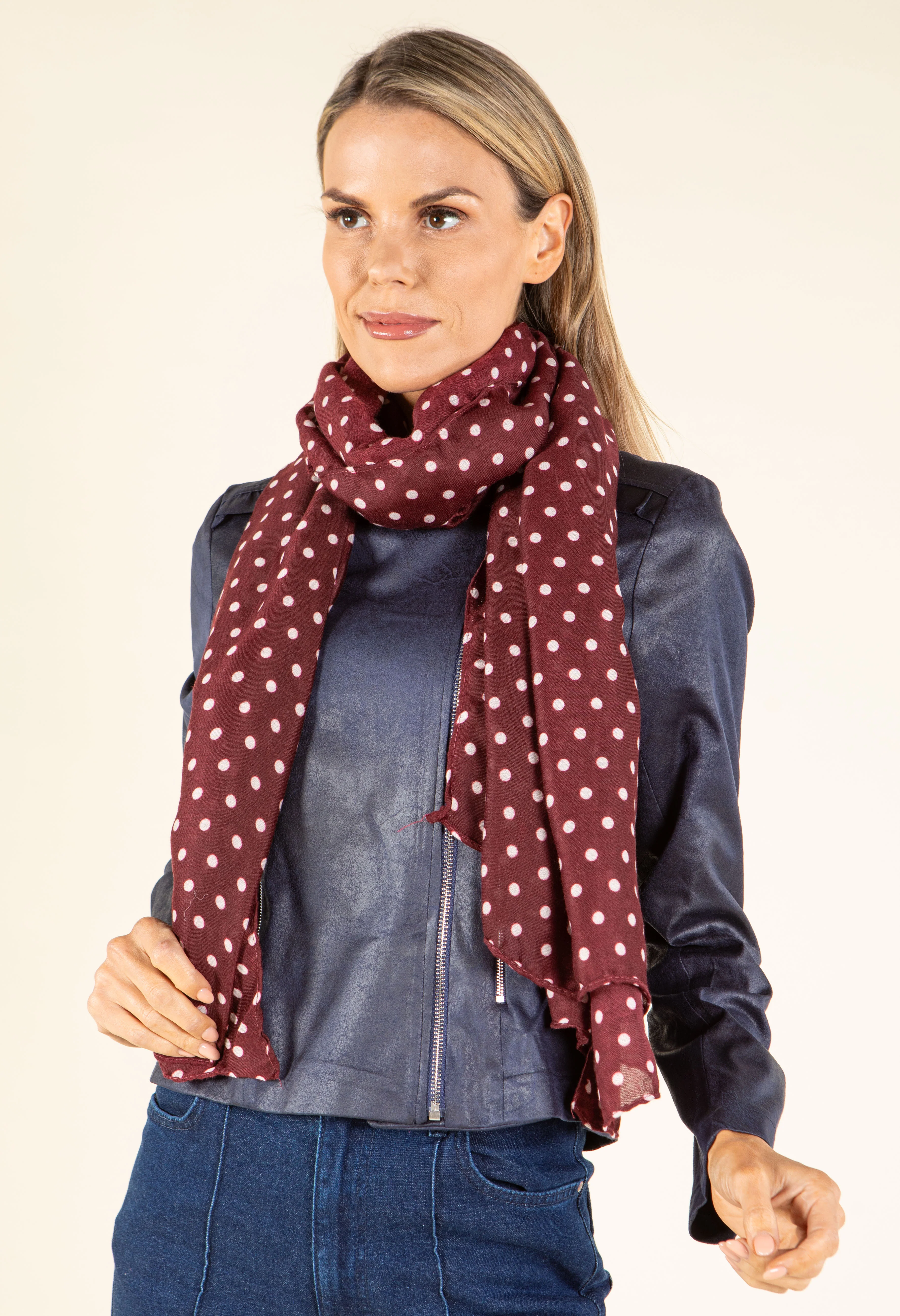 Polka Dot Scarf - Image 4