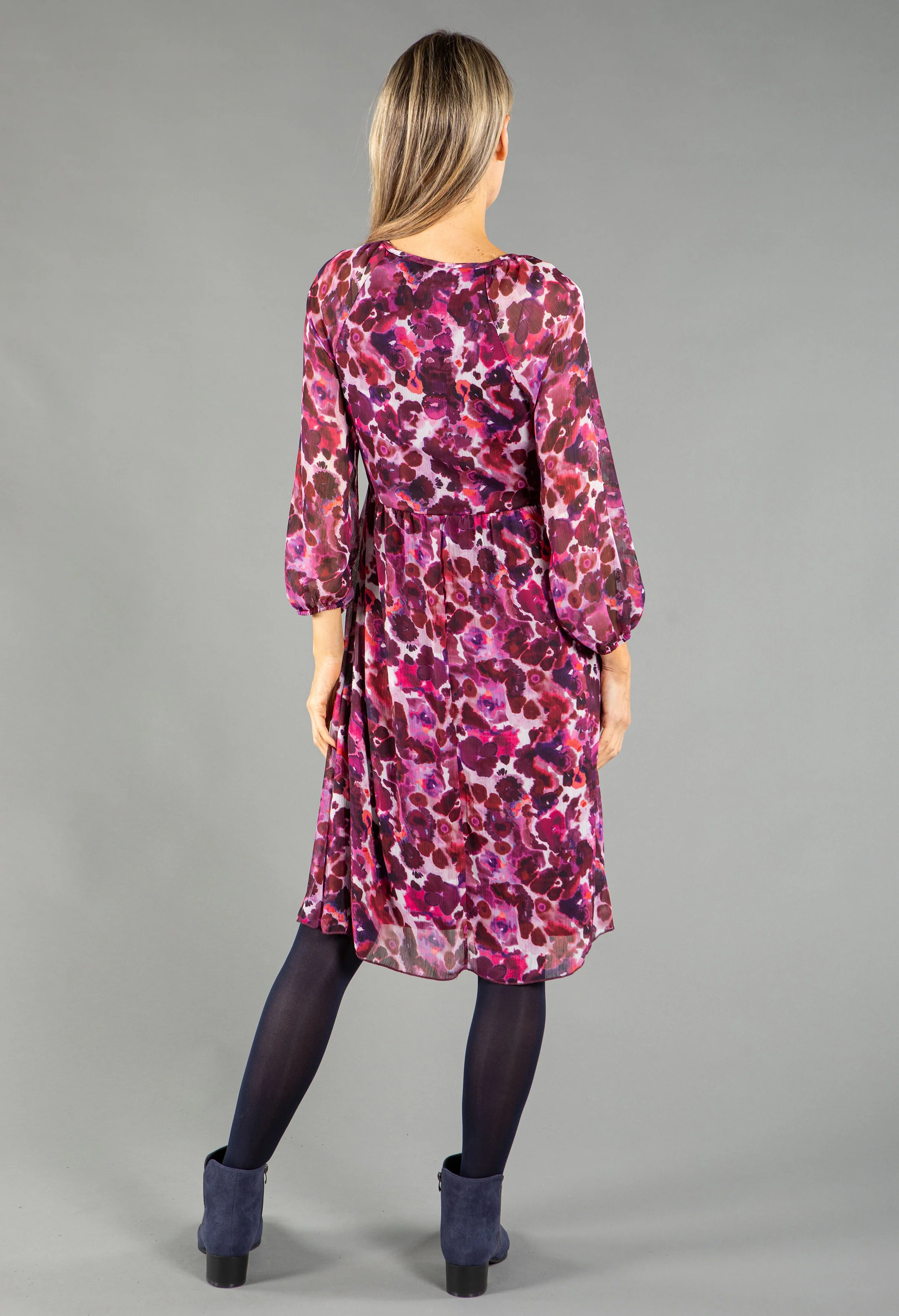 Poppy Print Dress - Image 4