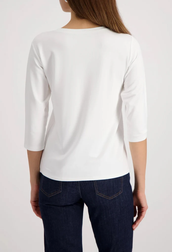 Printed 3/4 Sleeve Top - Image 3