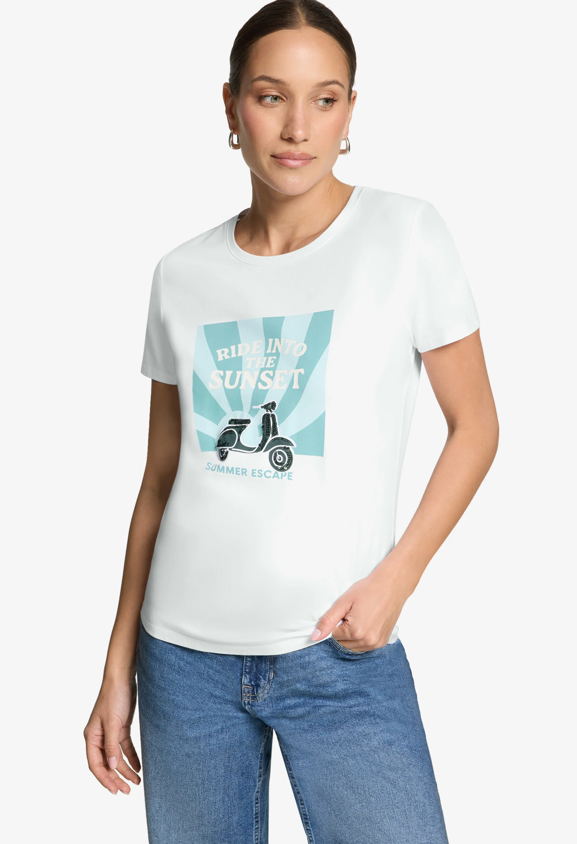 Printed Cotton T-Shirt - Image 3