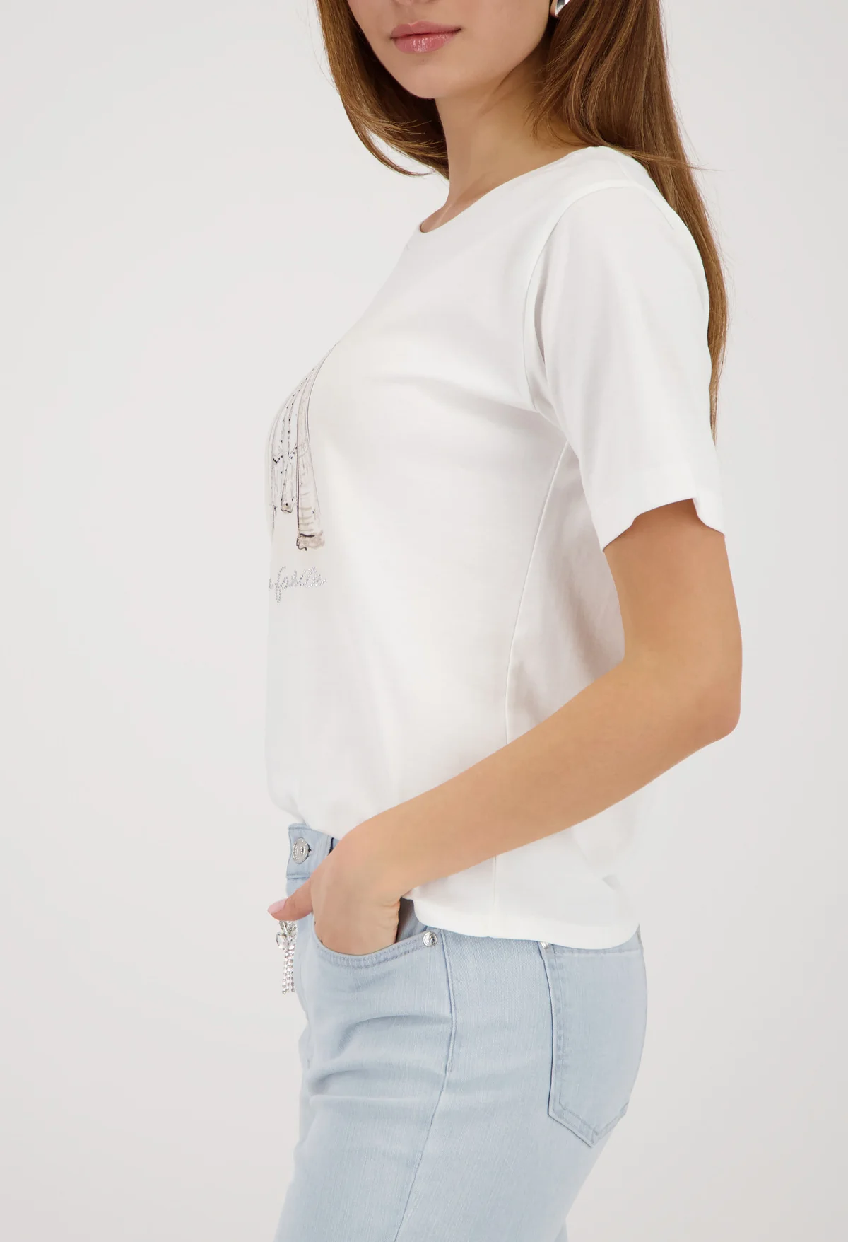 Printed Short Sleeve Top - Image 2