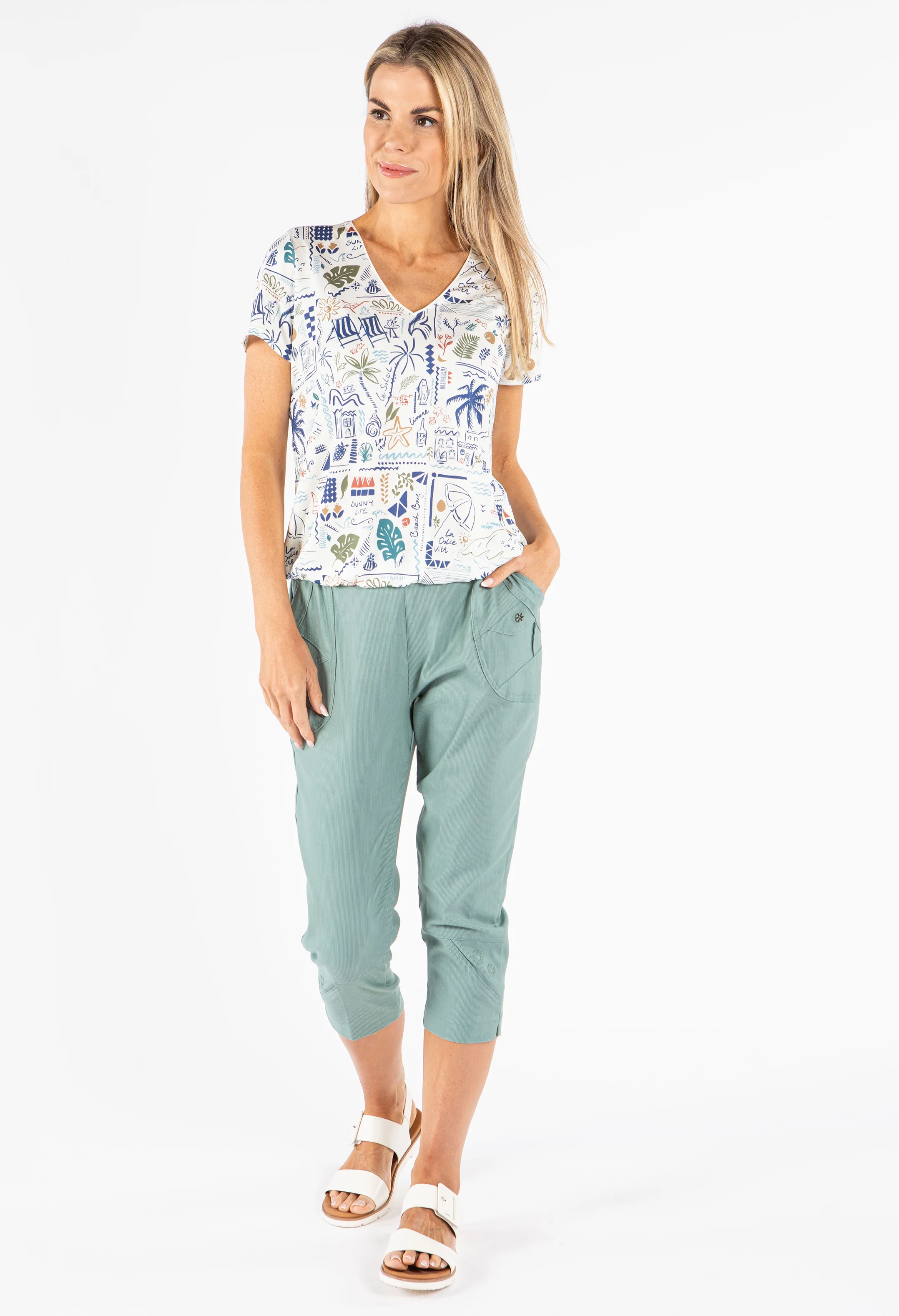 Pull On Capris - Image 3