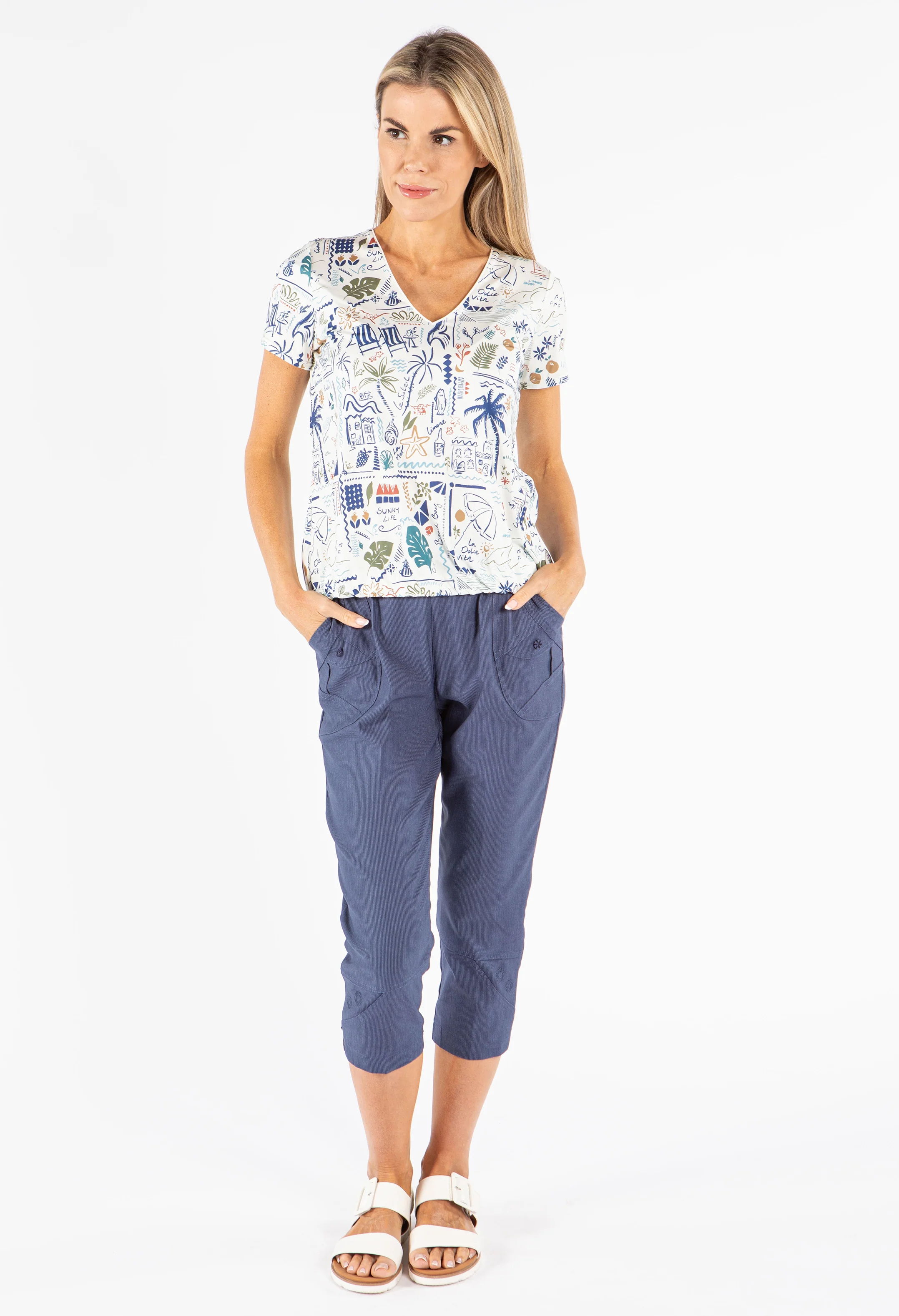 Pull On Capris - Image 6