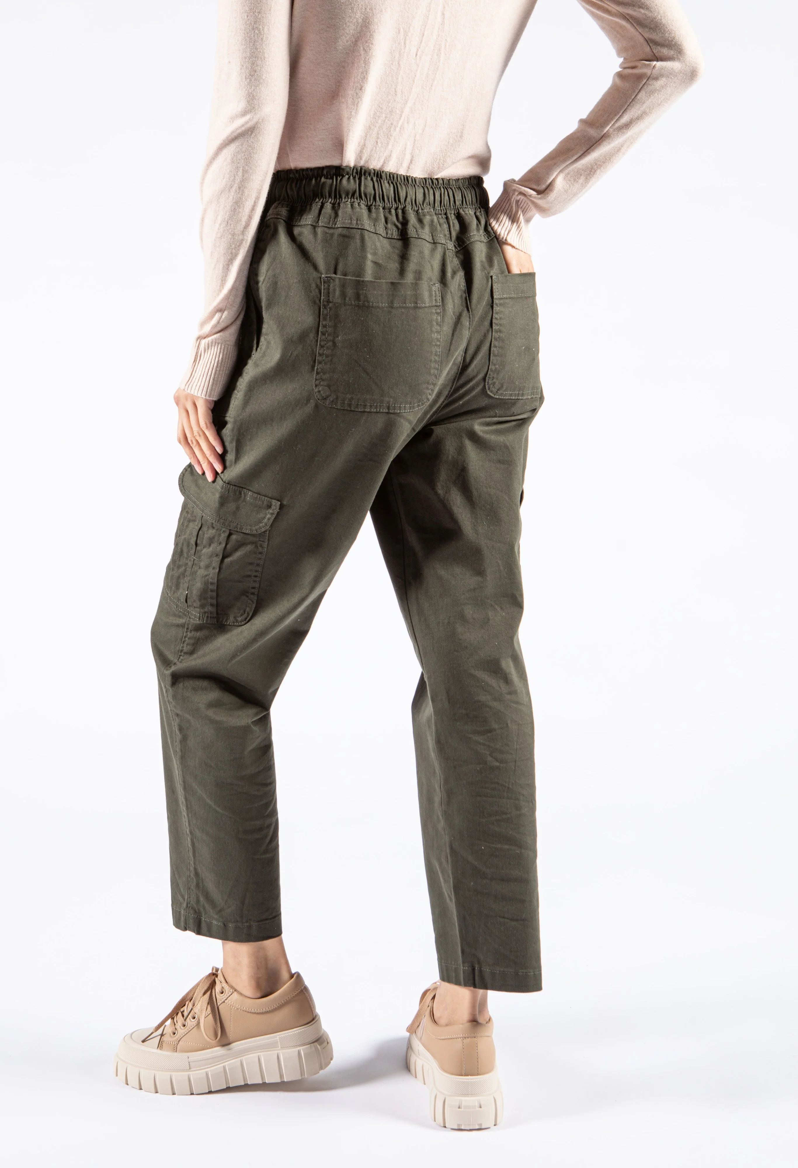 Pull On Cargo Trousers - Image 7