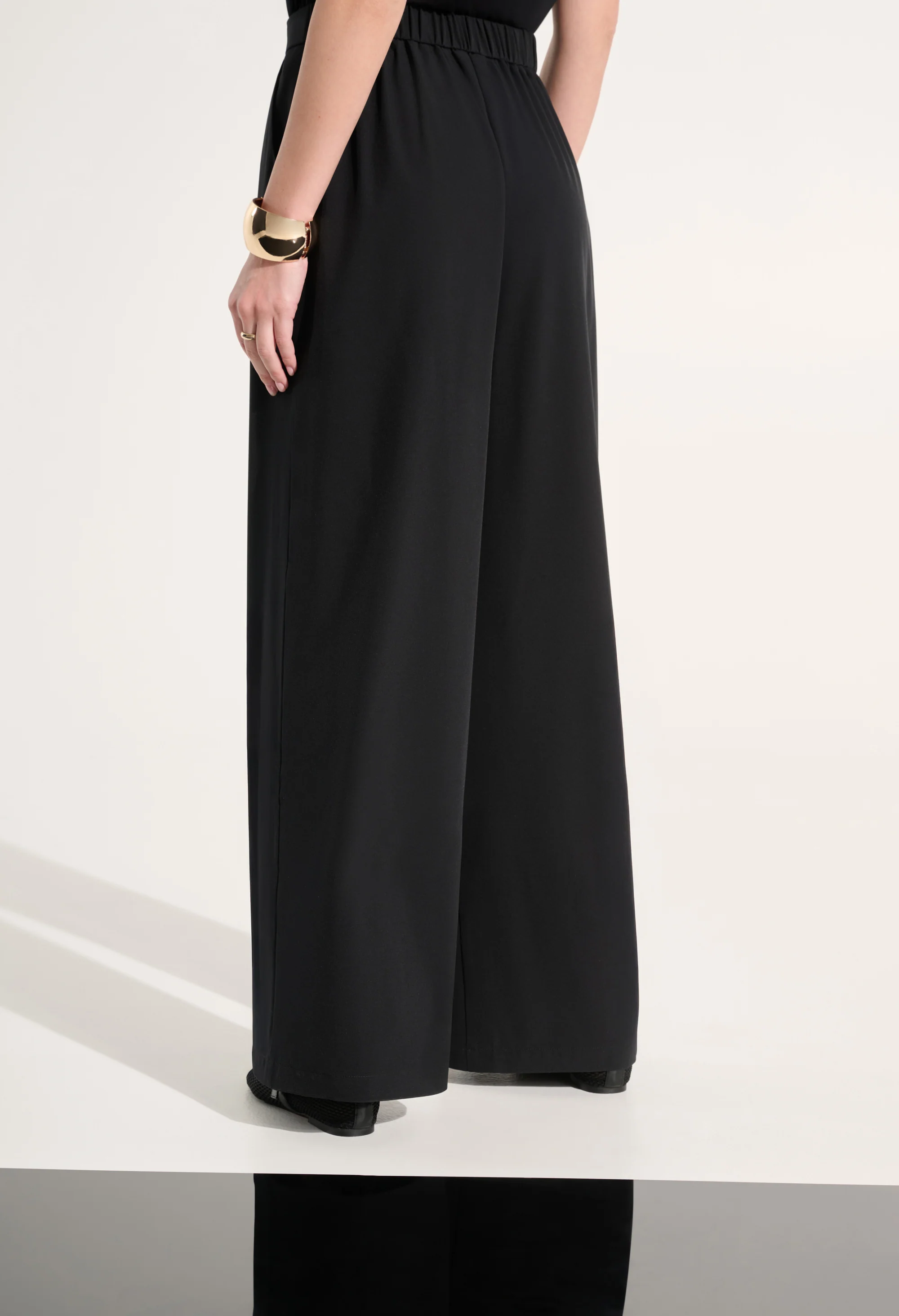Pull-on Wide Leg Trousers - Image 7