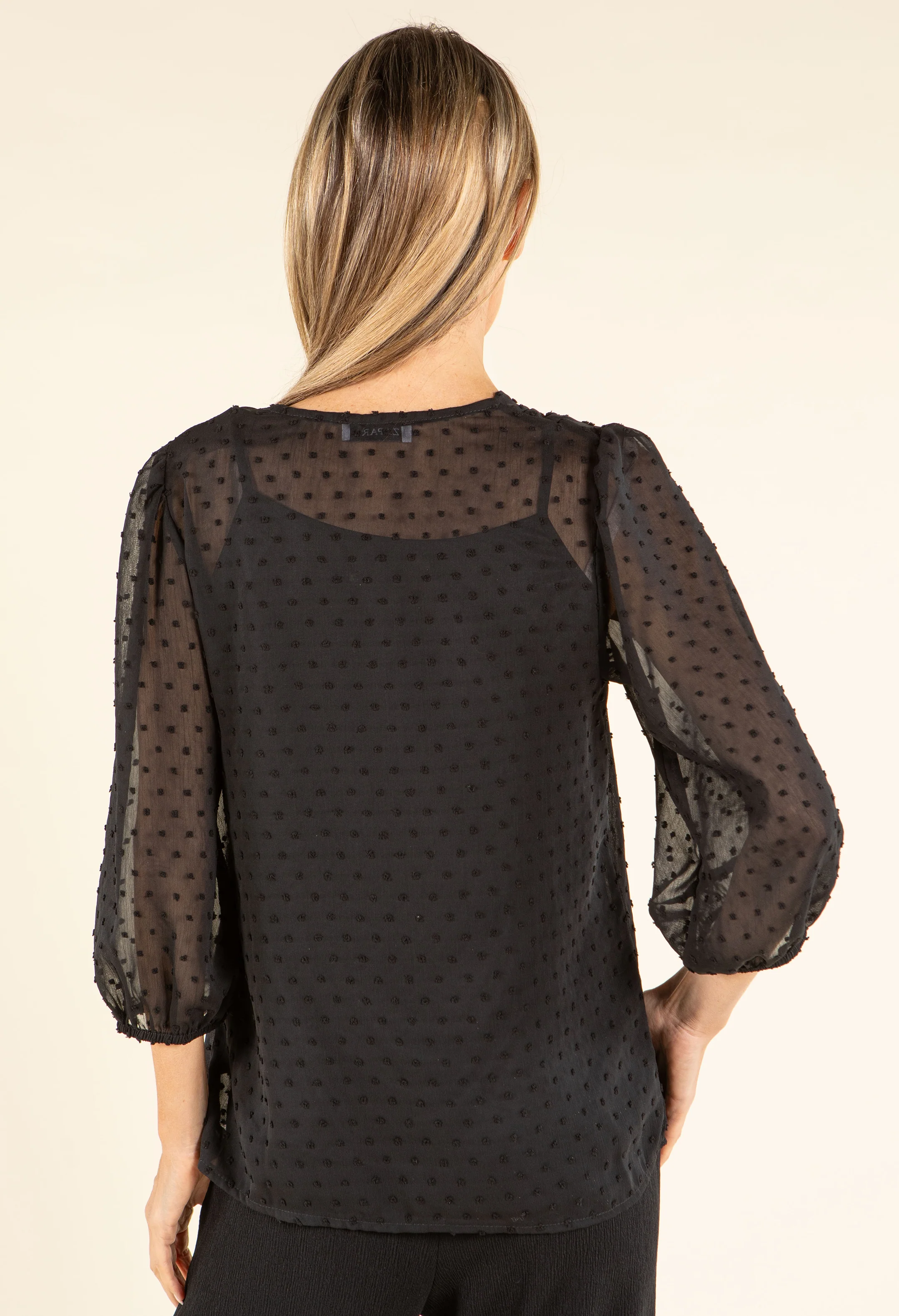 Pussy Bow Chiffon Blouse - Image 4