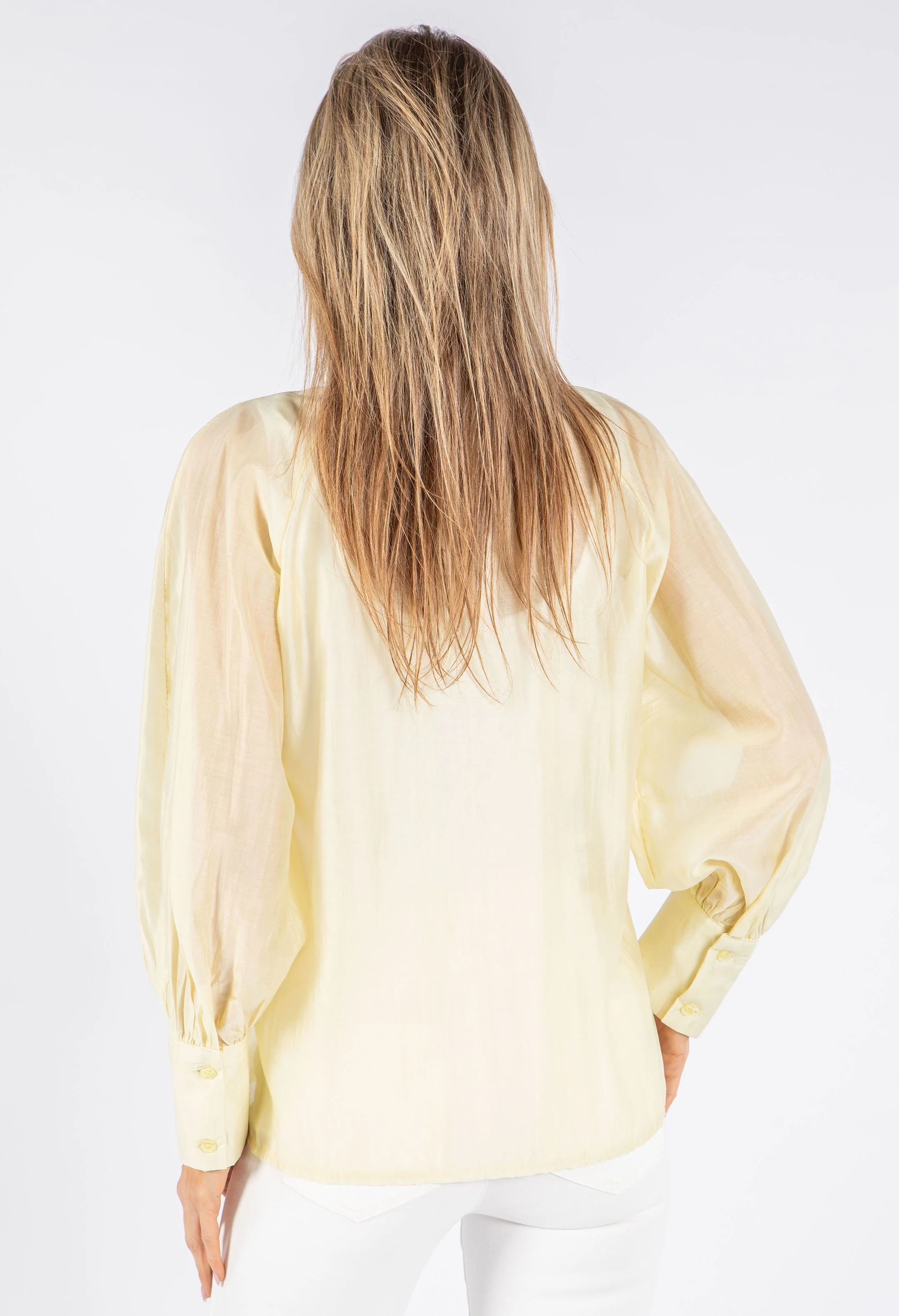 Pussy Bow Tencel Blouse - Image 24