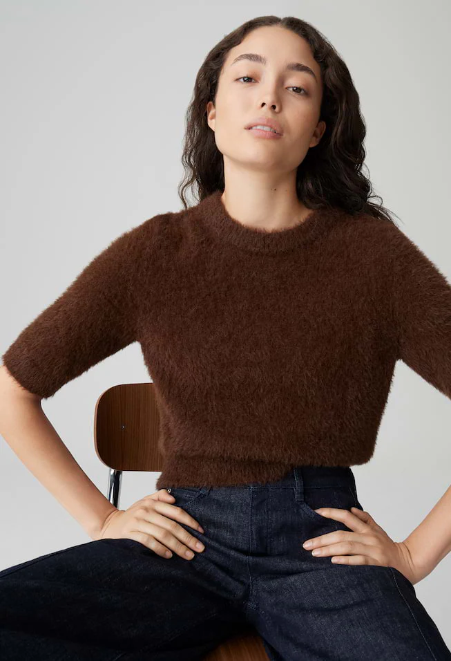 Puvet Slim short-sleeved knitted jumper - Image 3