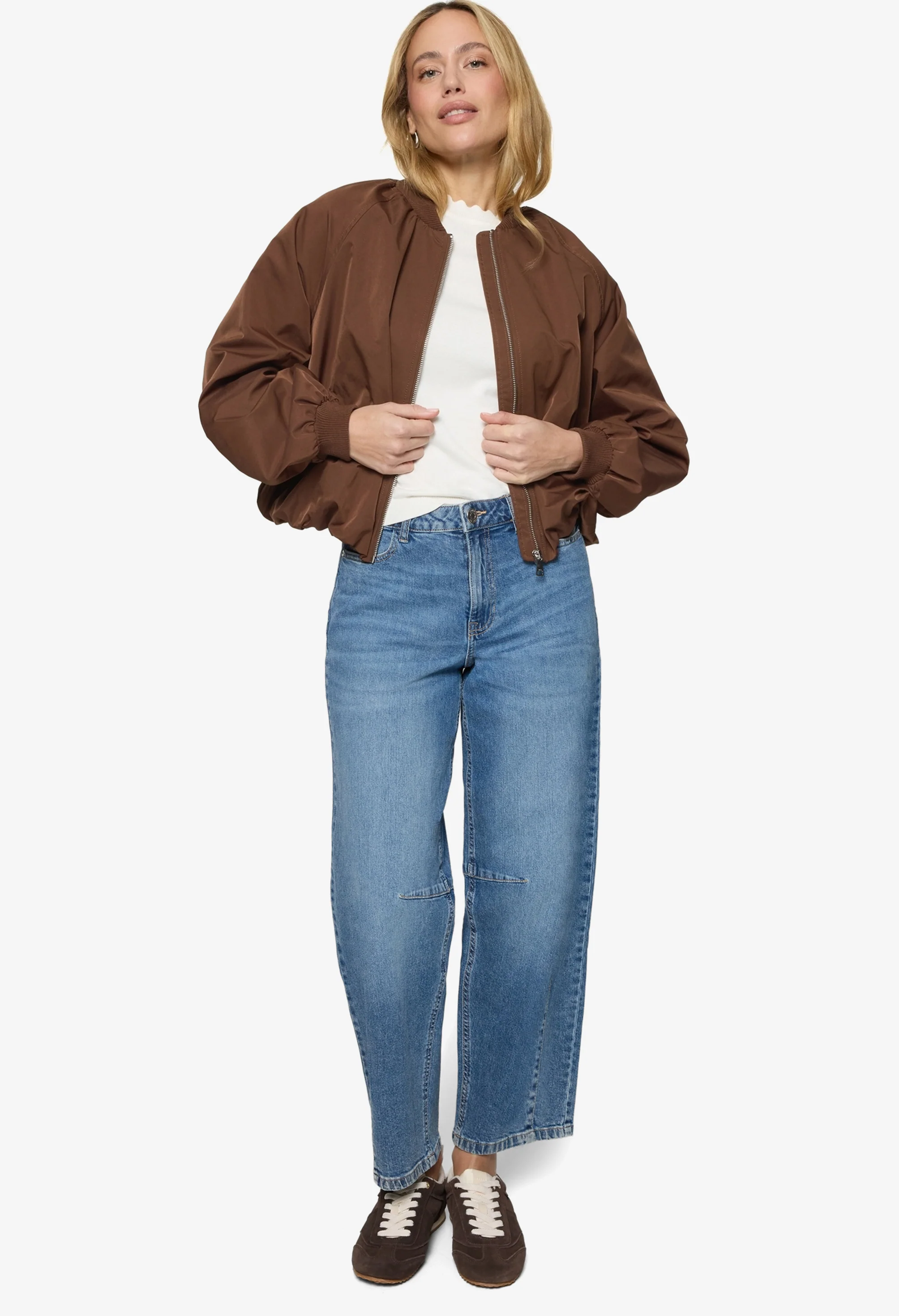 Relaxed Fit Bomber Jacket - Image 4