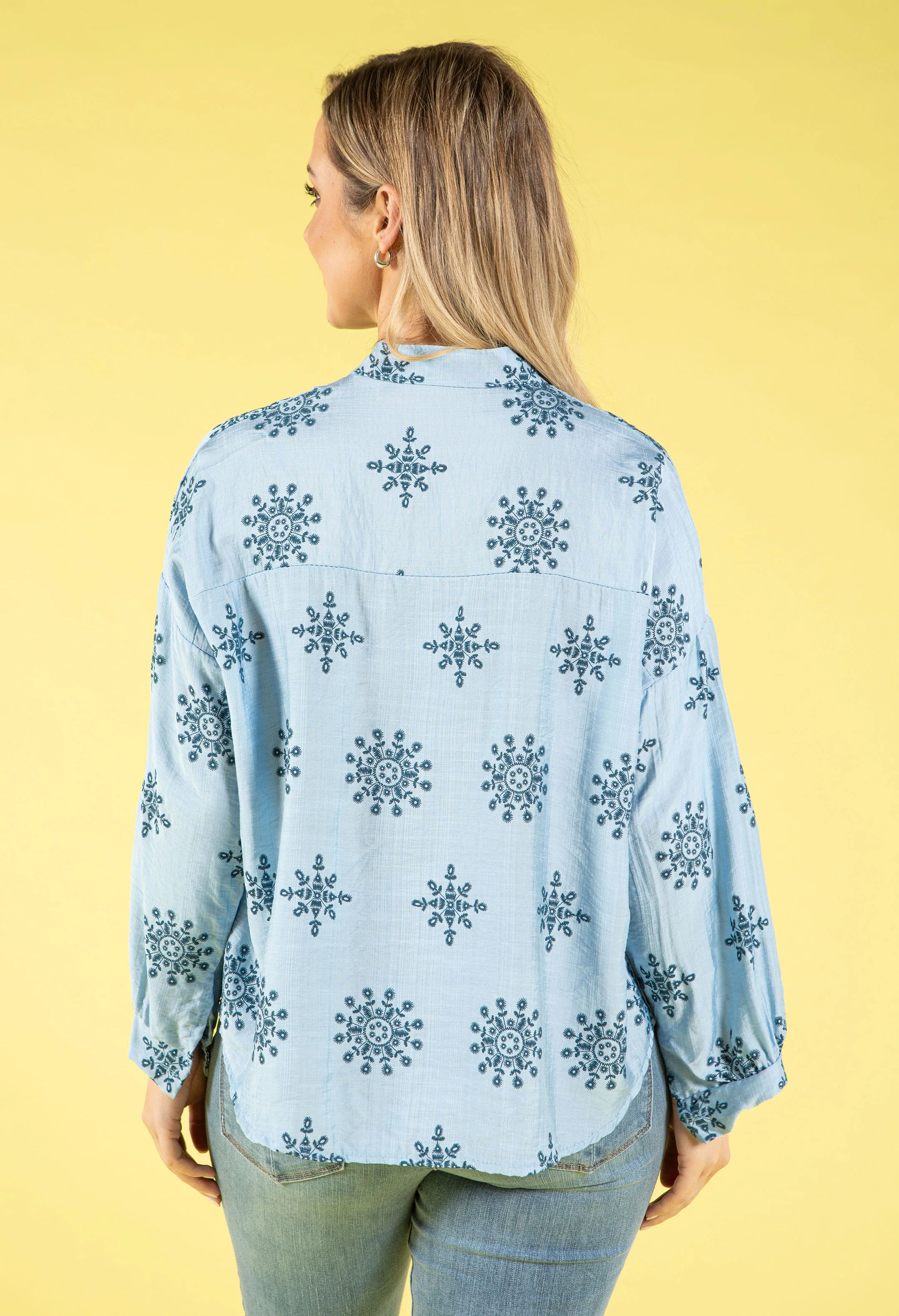 Relaxed Fit Floral Blouse - Image 8