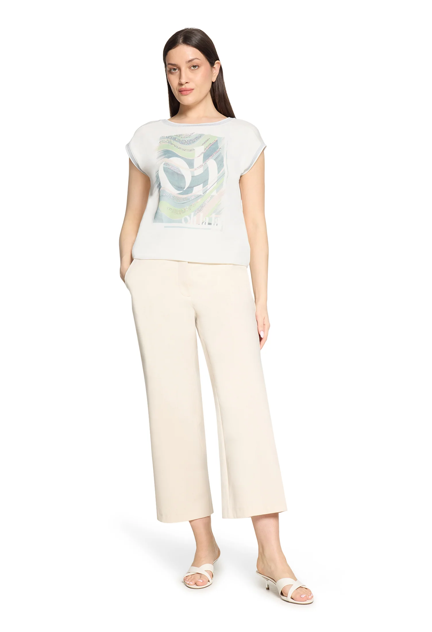 Rhinestone Detail T-Shirt - Image 5