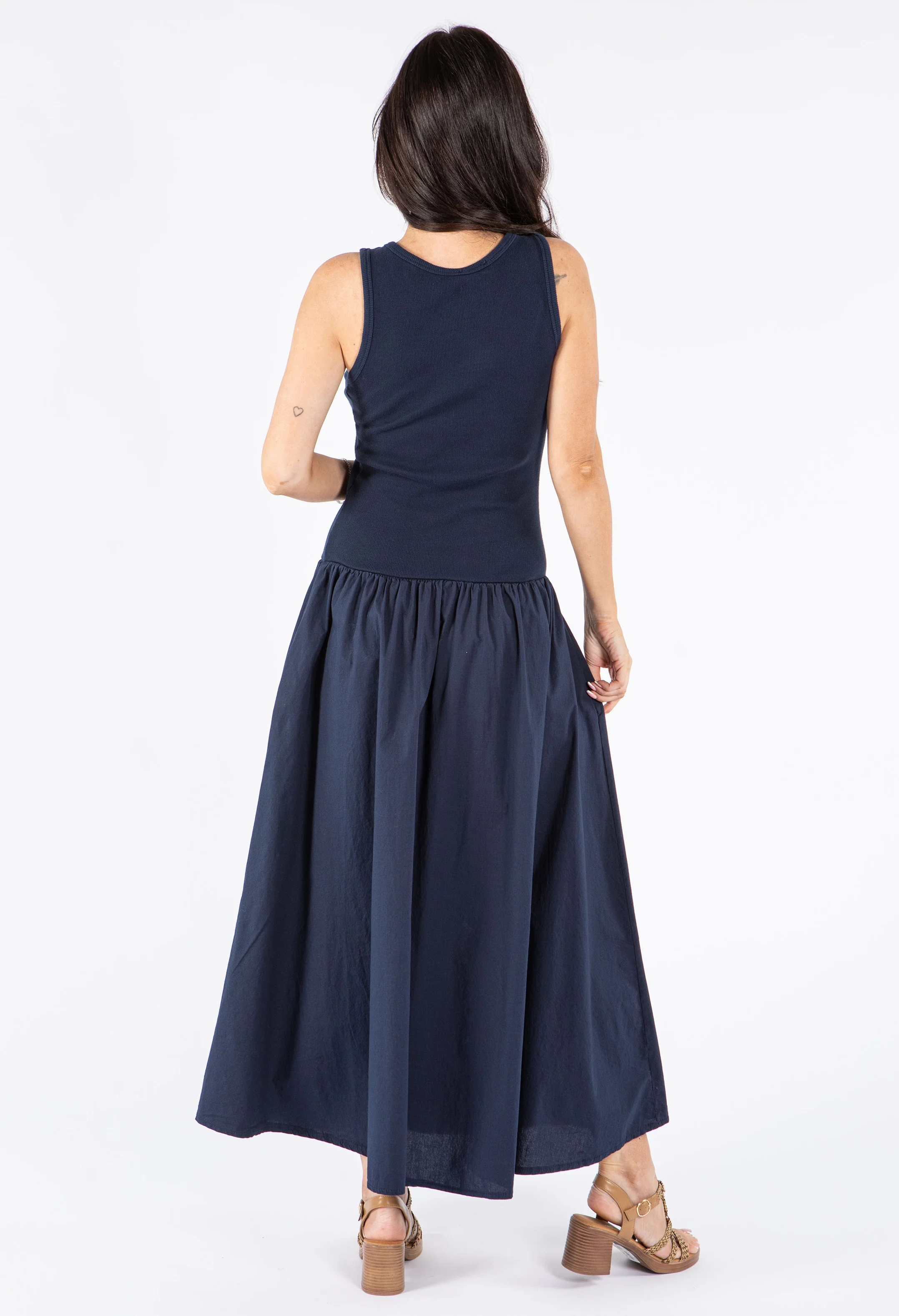 Ribbed Bodice Sleeveless Maxi Dress - Image 14