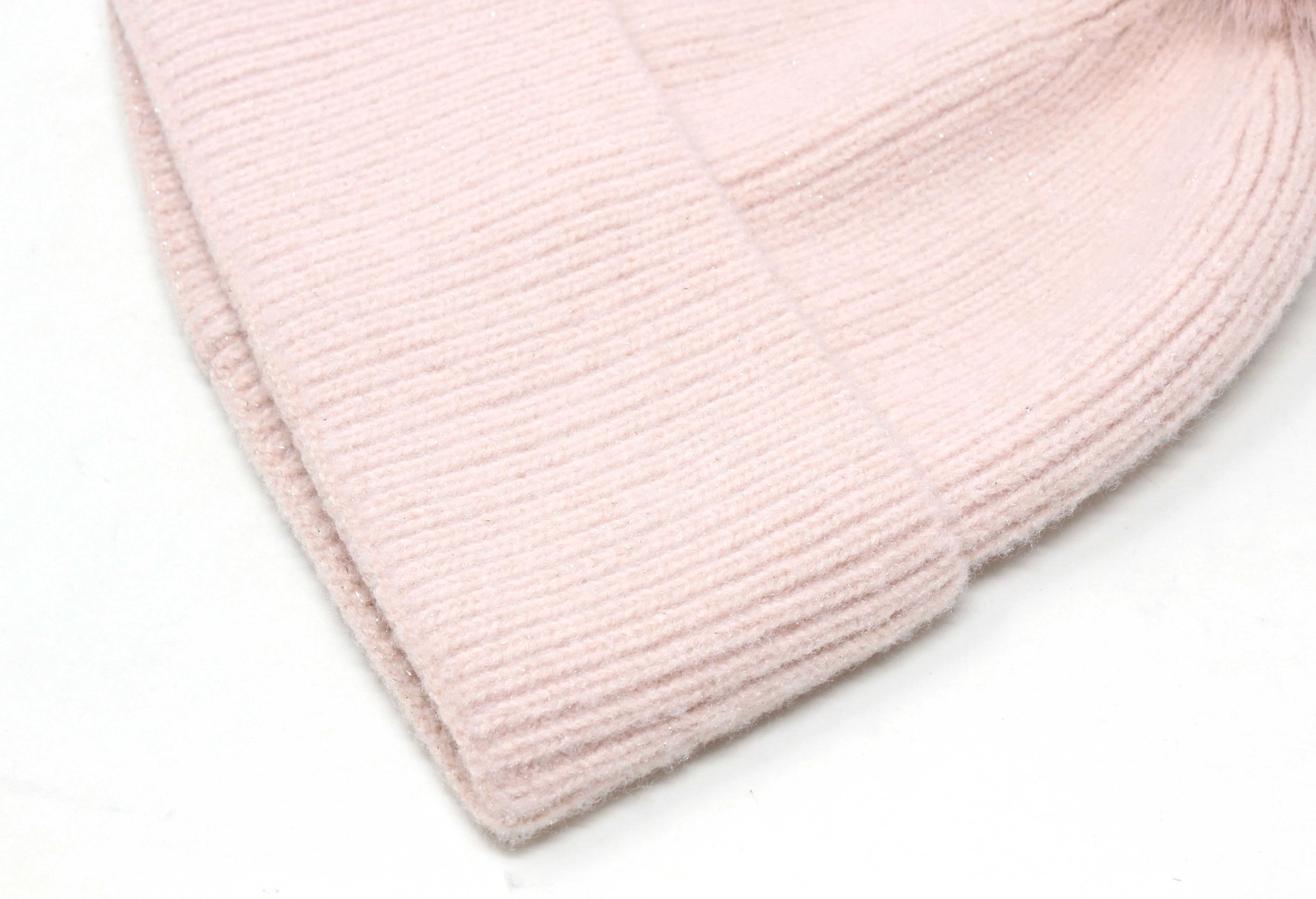 Ribbed Knit Pom Pom Beanie - Image 13