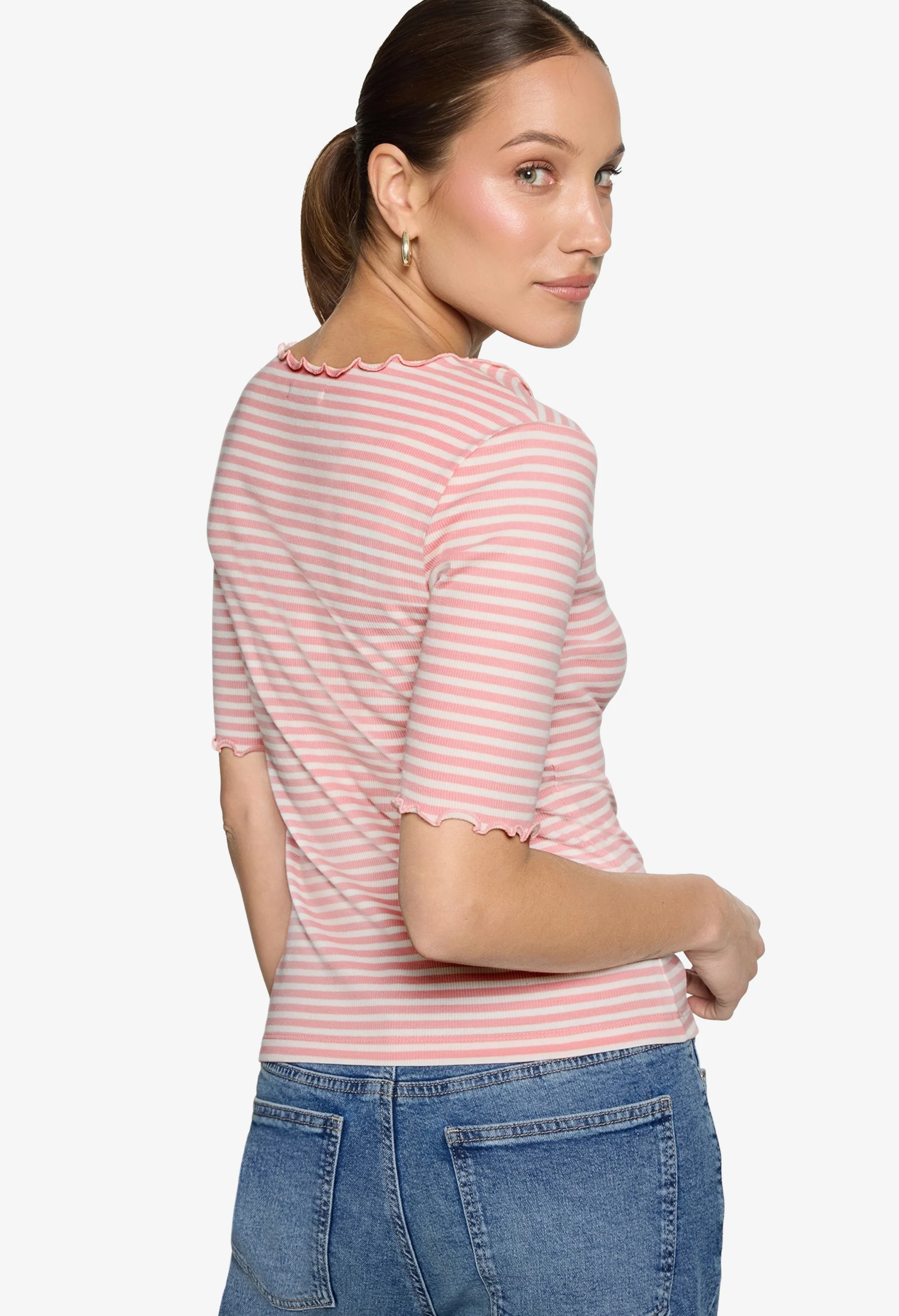 Ribbed Striped Top - Image 2