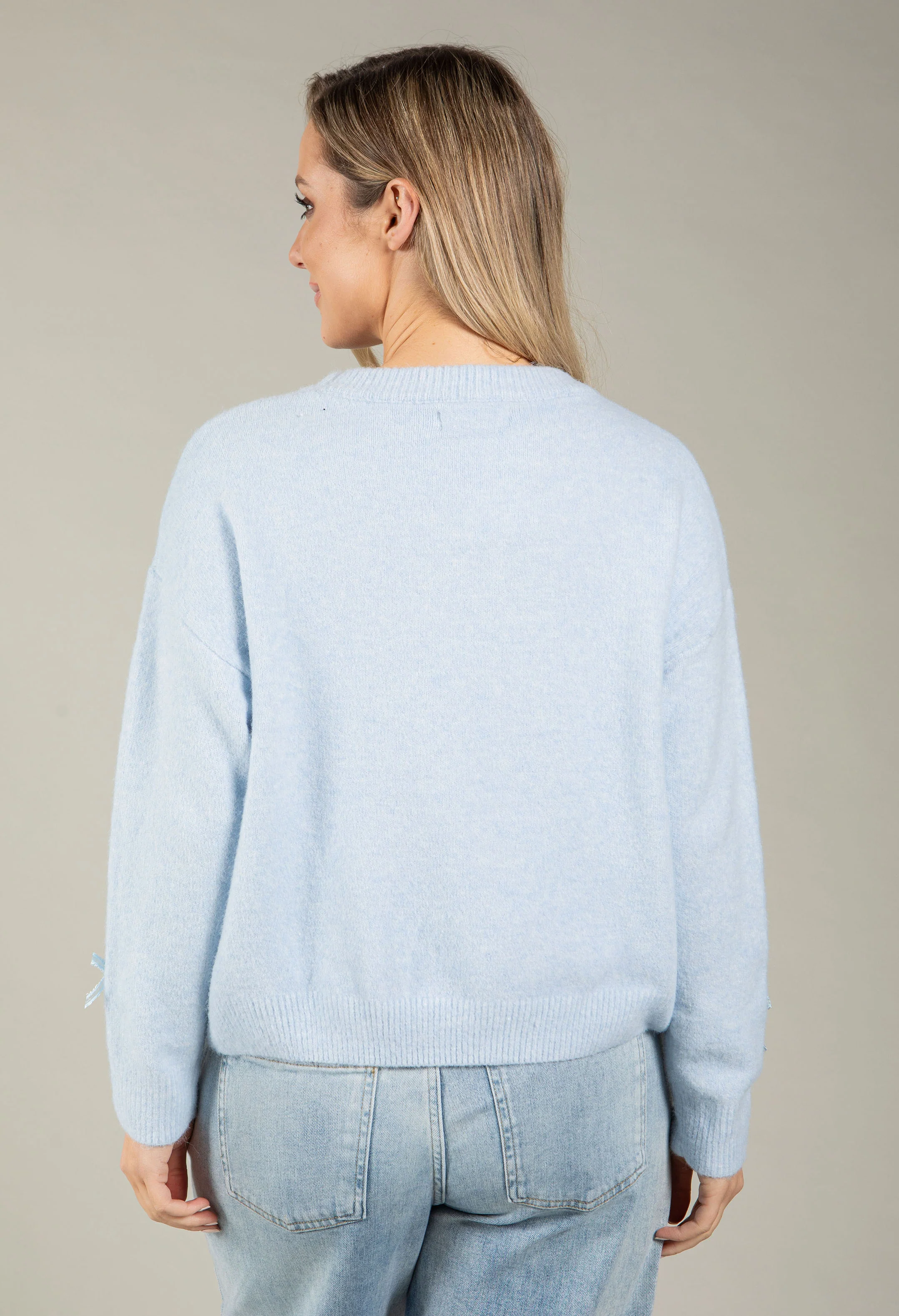 Ribbon Detail Knit Jumper - Image 4