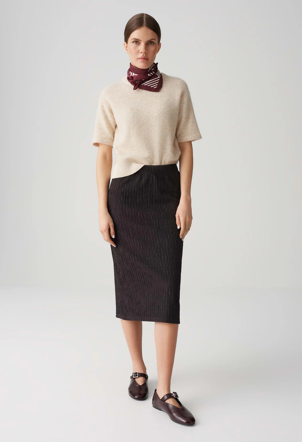 Rilasa Structured pencil skirt