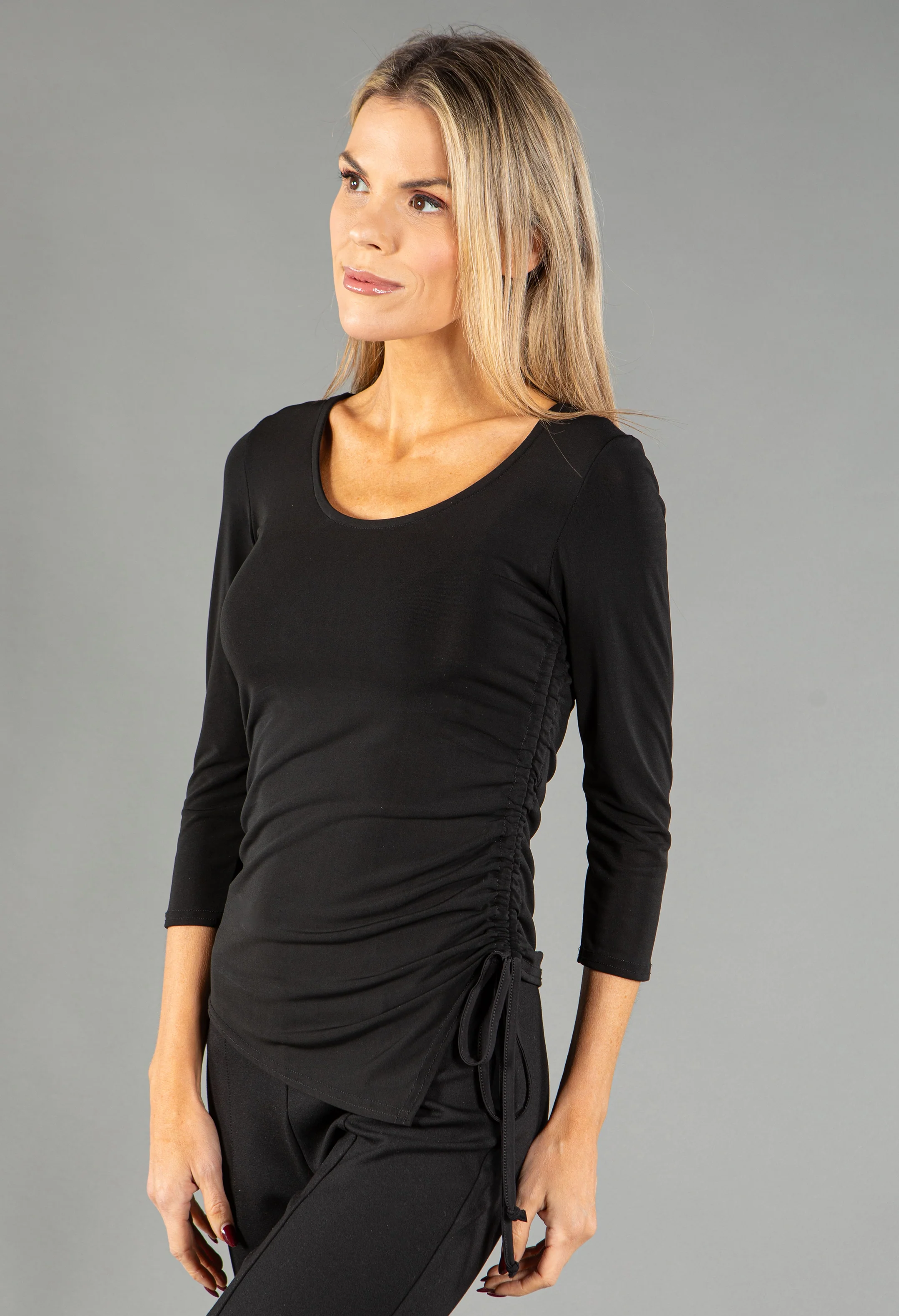 Ruched Side Slinky Top - Image 4