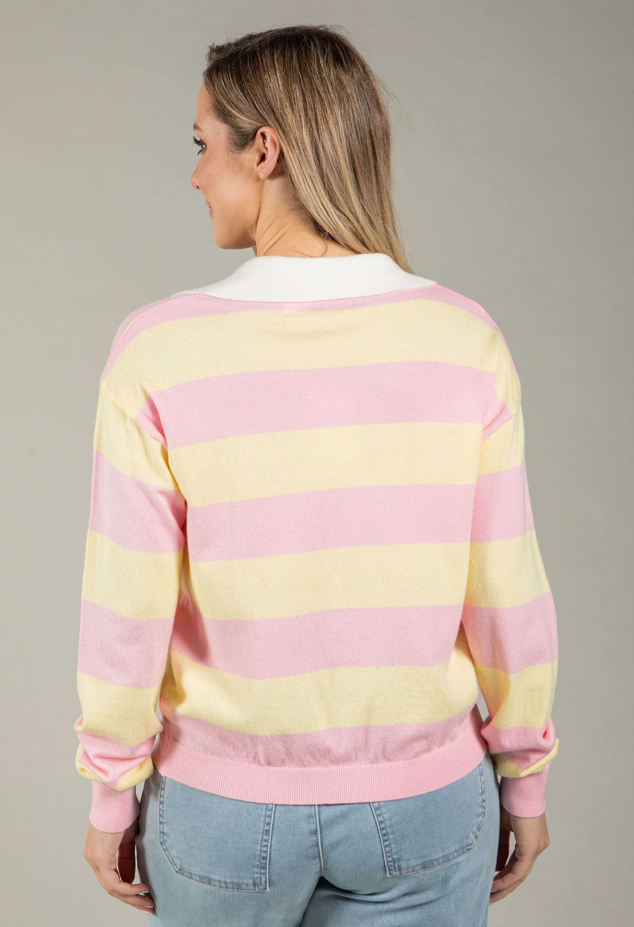 Rugby Stripe Knit Top - Image 3