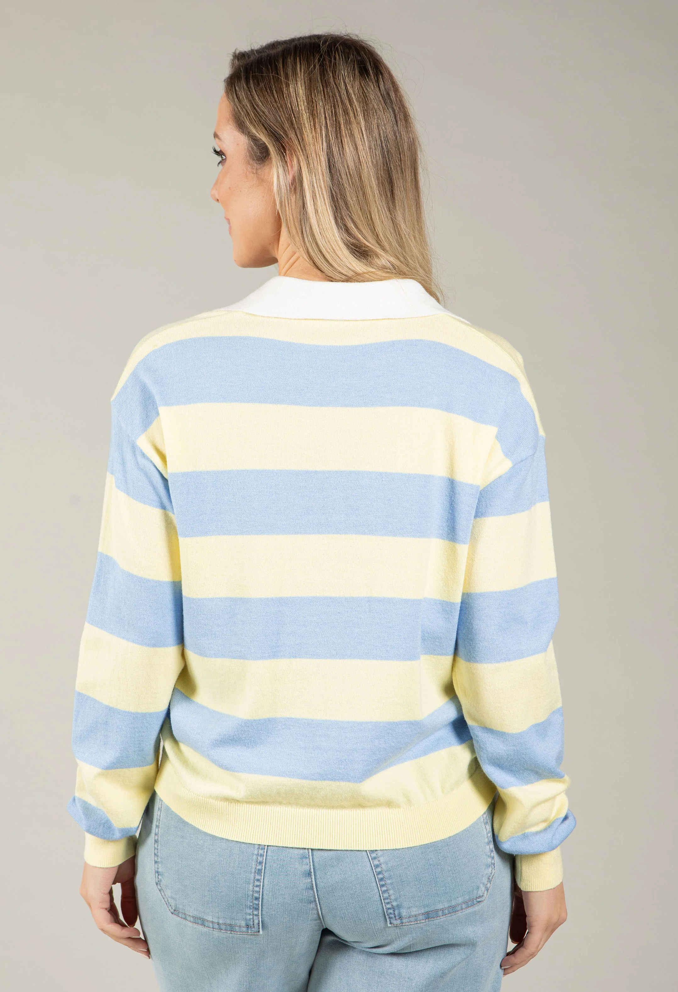 Rugby Stripe Knit Top - Image 8