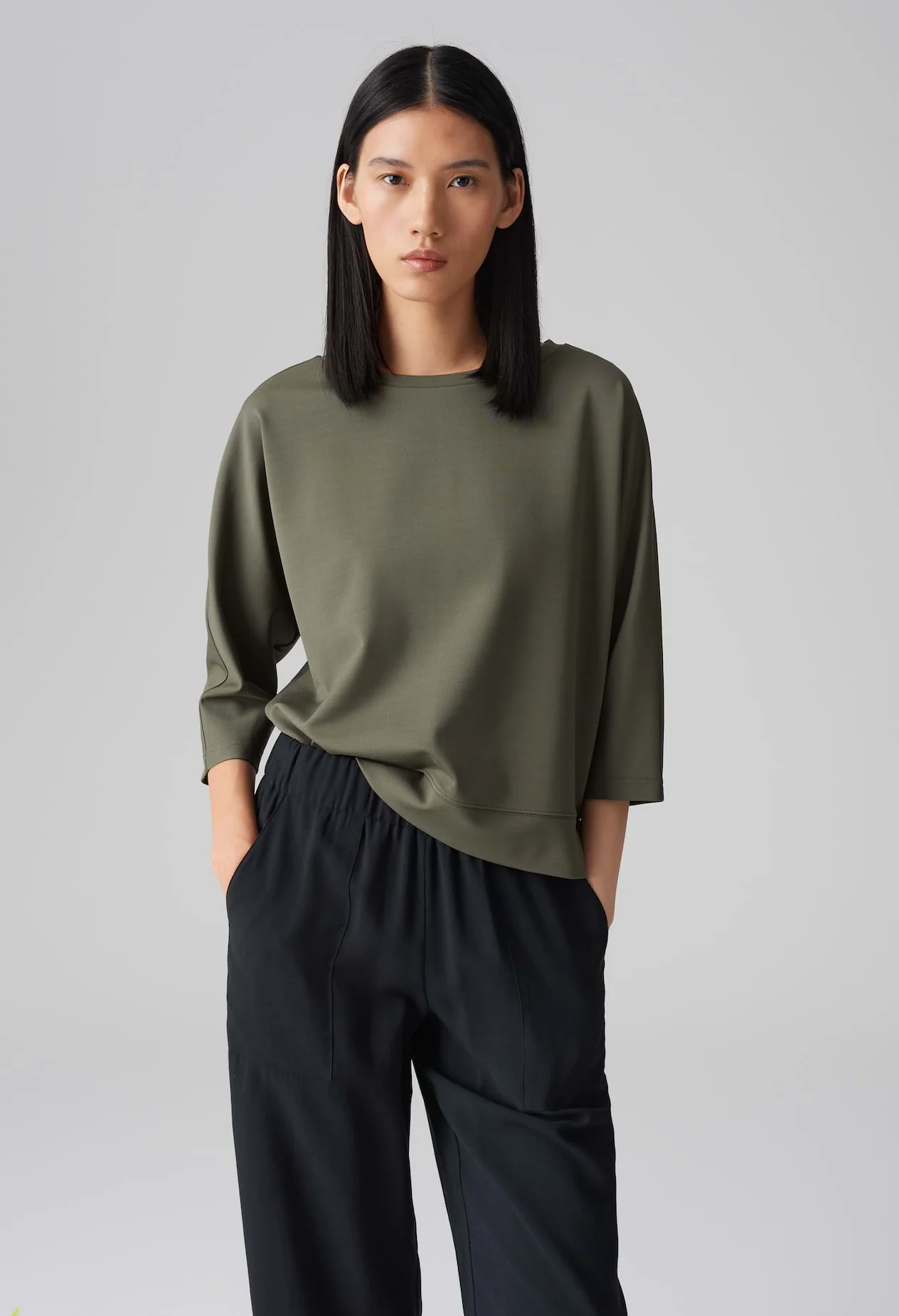 Salane Loose Jersey Blouse - Image 3