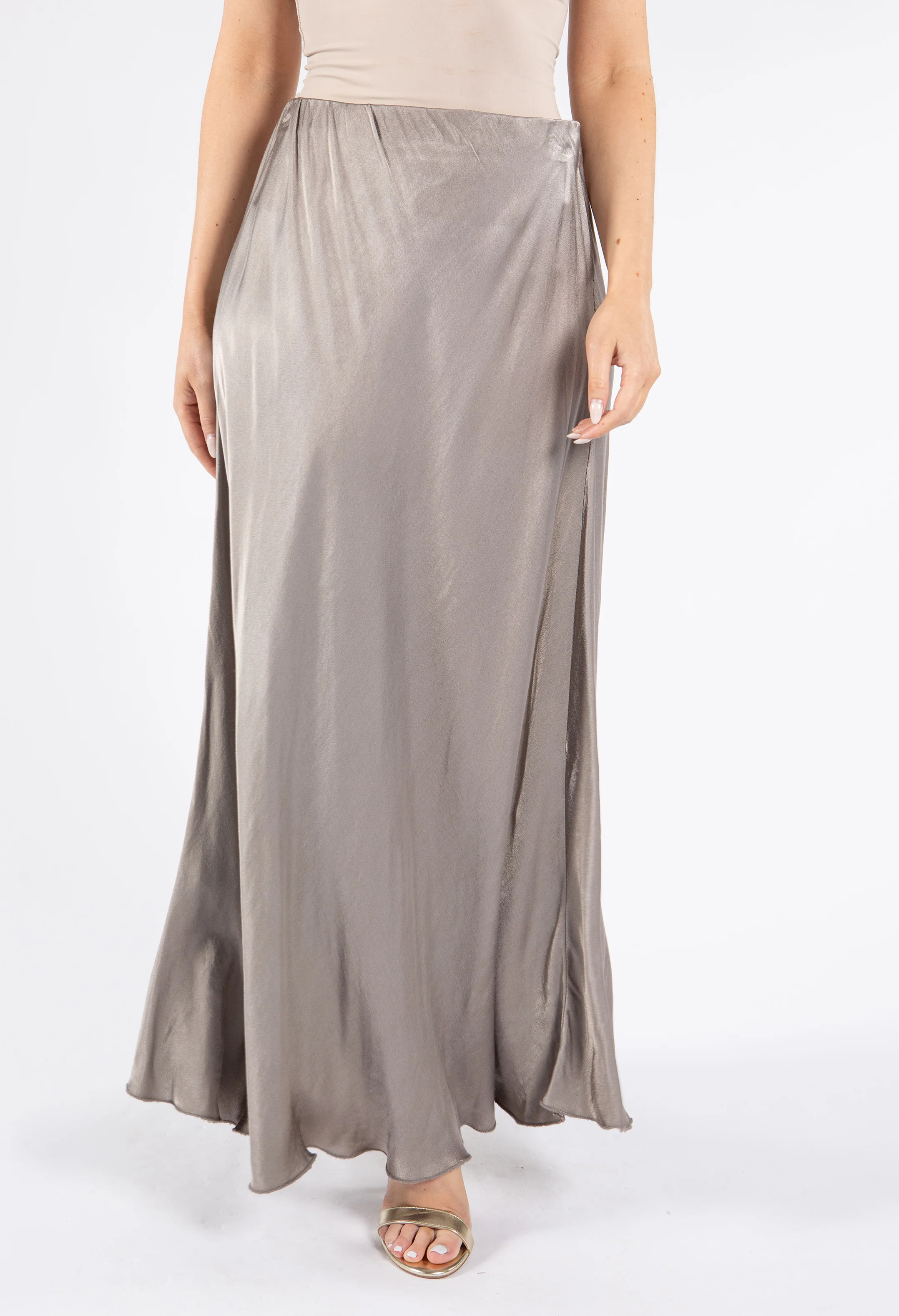 Satin Feel Maxi Skirt - Image 11
