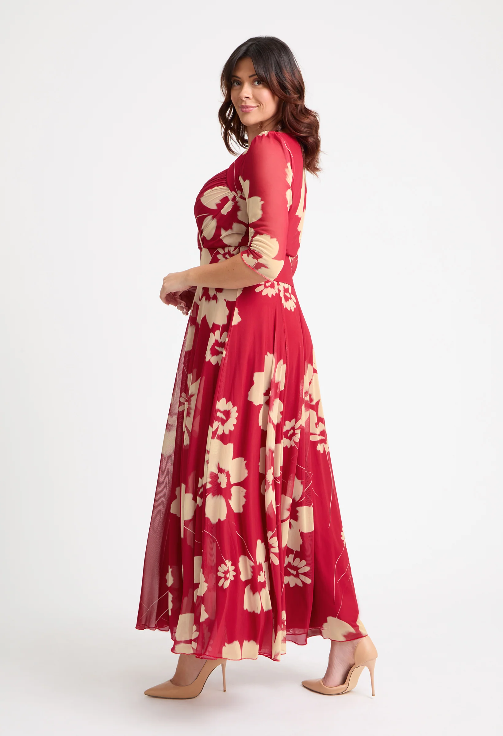 Elisabeth Bolero Wrap Curve+ Maxi Dress - Image 2