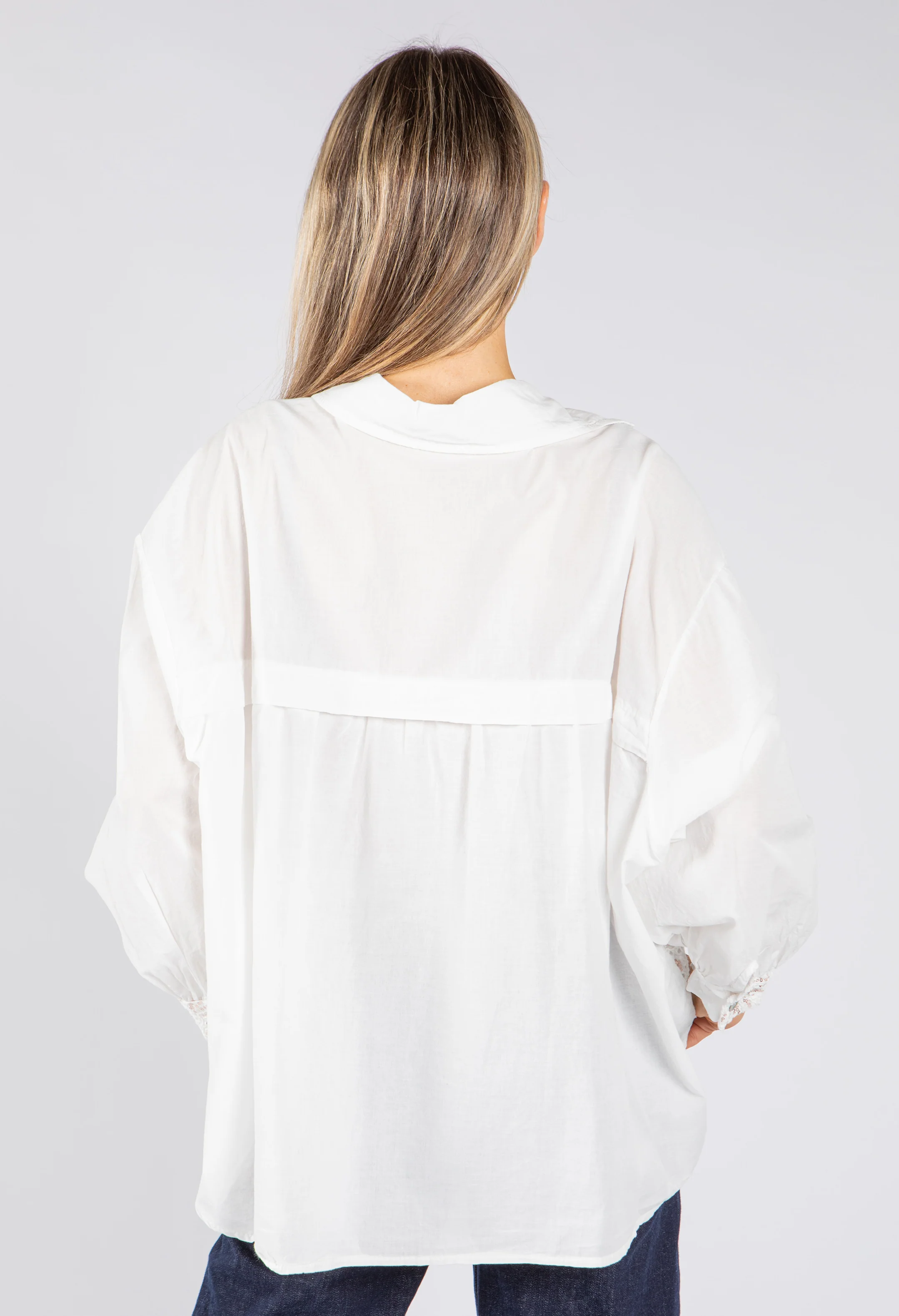 Sequin and Floral Embroidered Blouse - Image 13