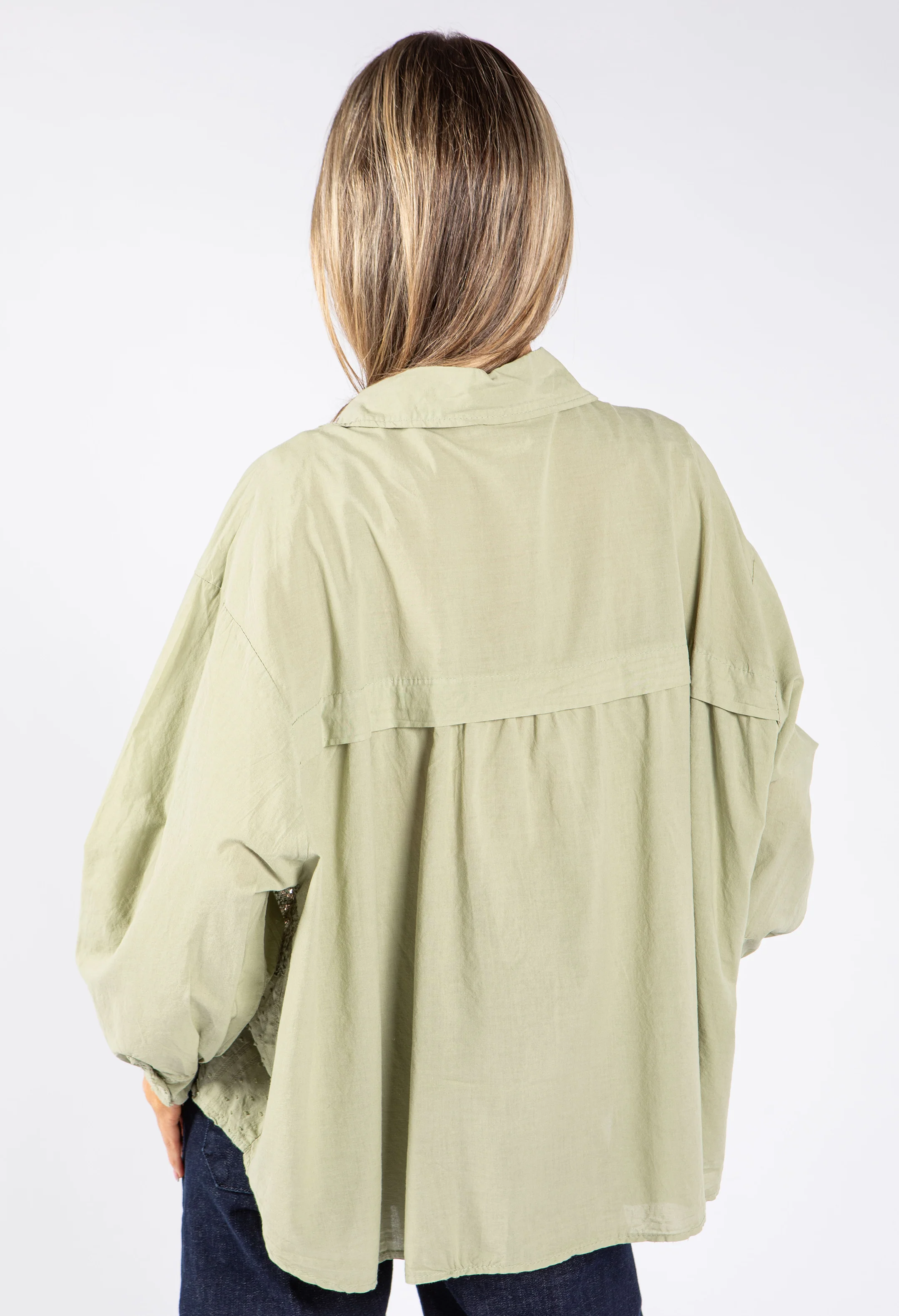 Sequin and Floral Embroidered Blouse - Image 9