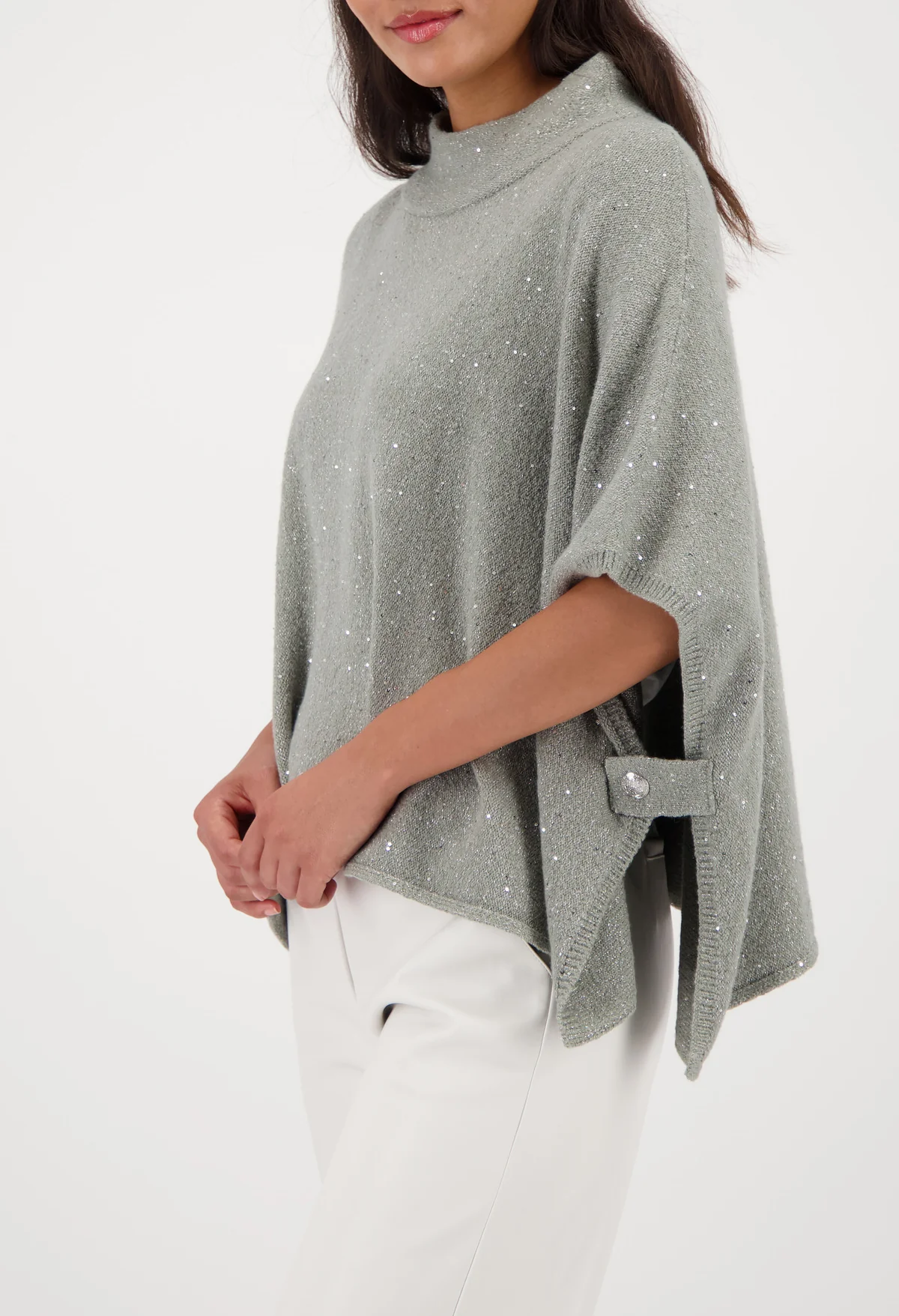Sequin Knit Cape - Image 2