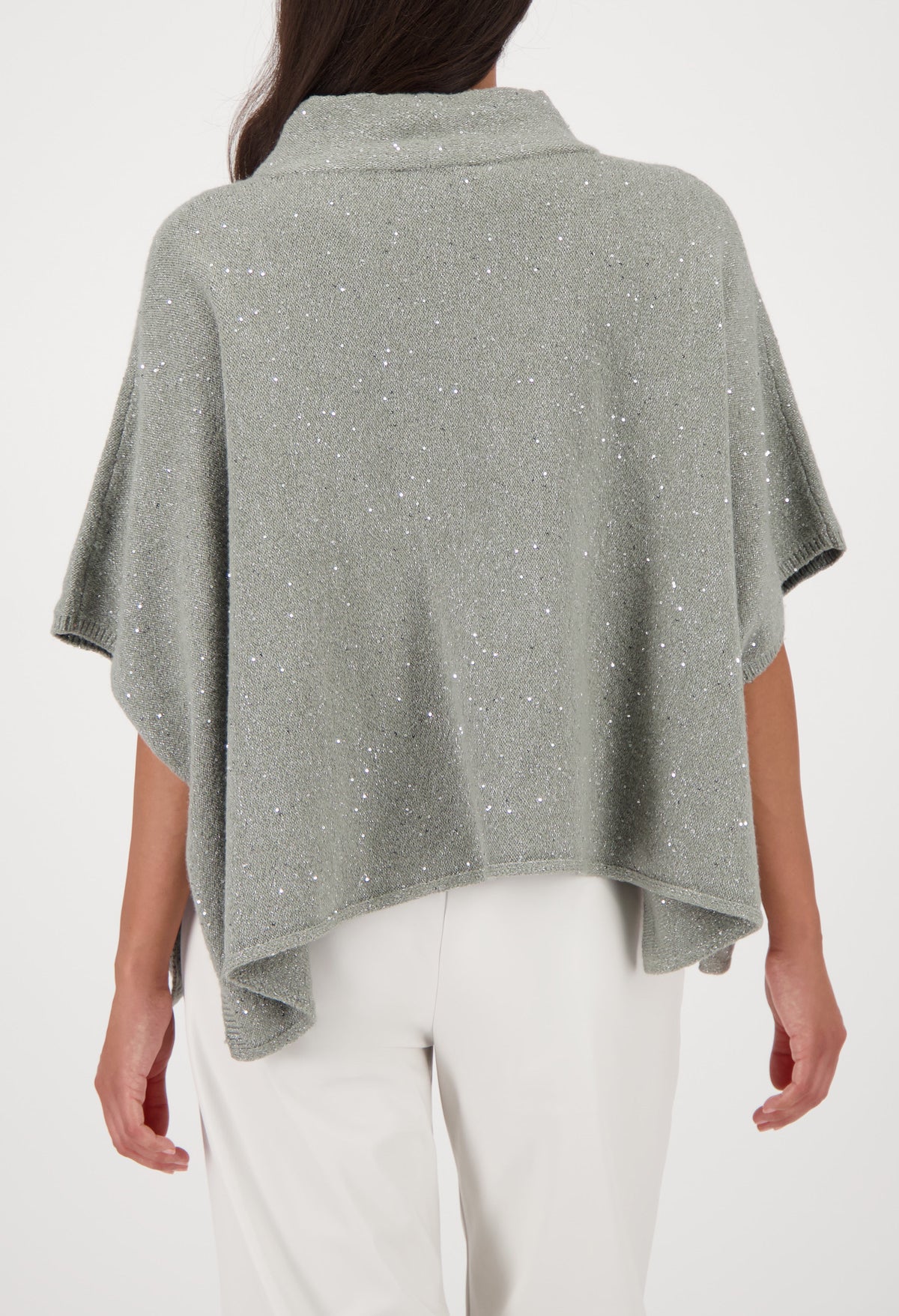 Sequin Knit Cape - Image 5