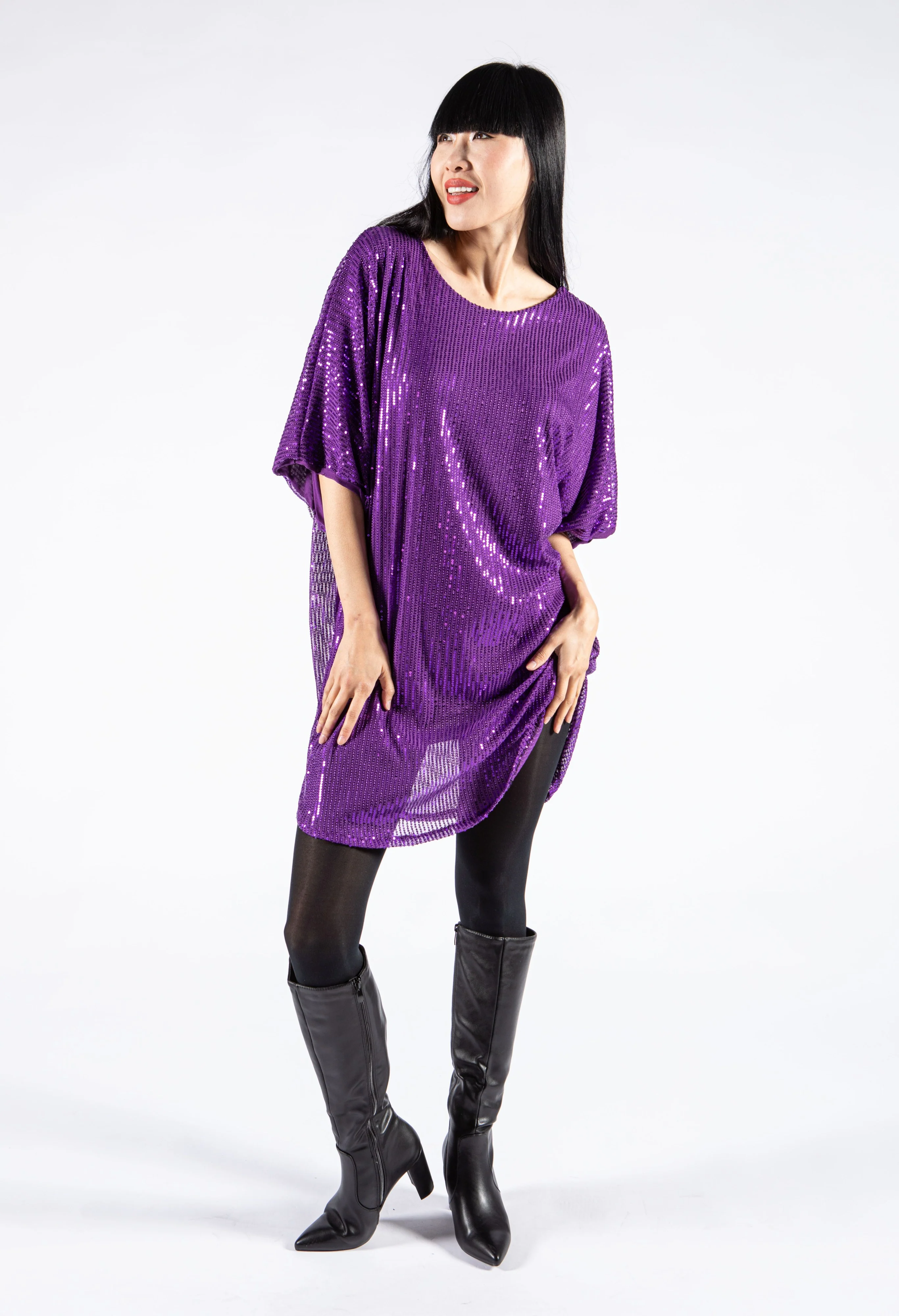 Sequin Stripe Tunic - Image 5