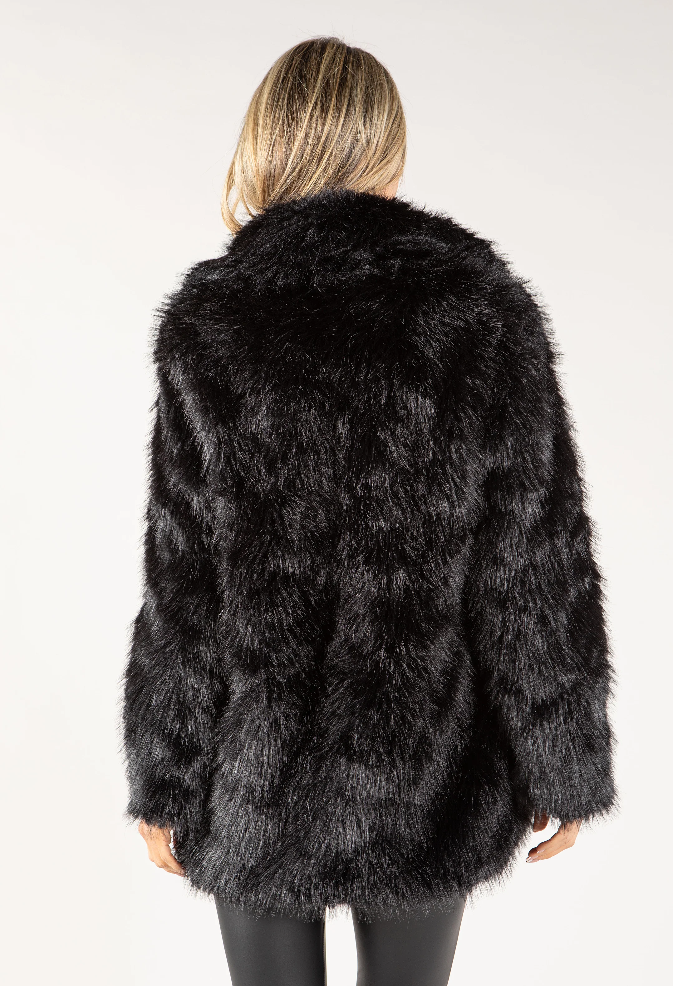 Shaggy Faux Fur Coat - Image 5