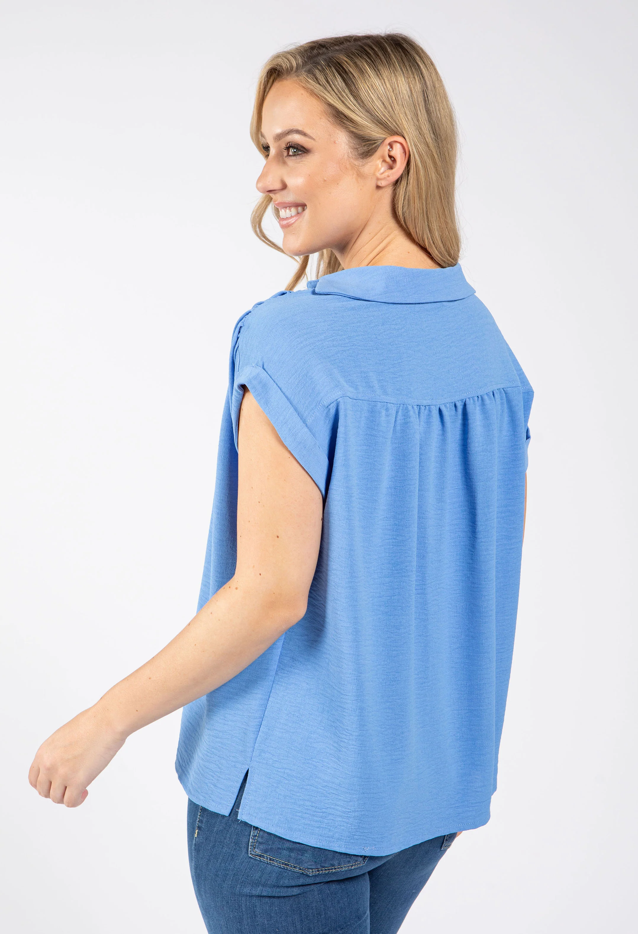 Sheila Collared Top - Image 4