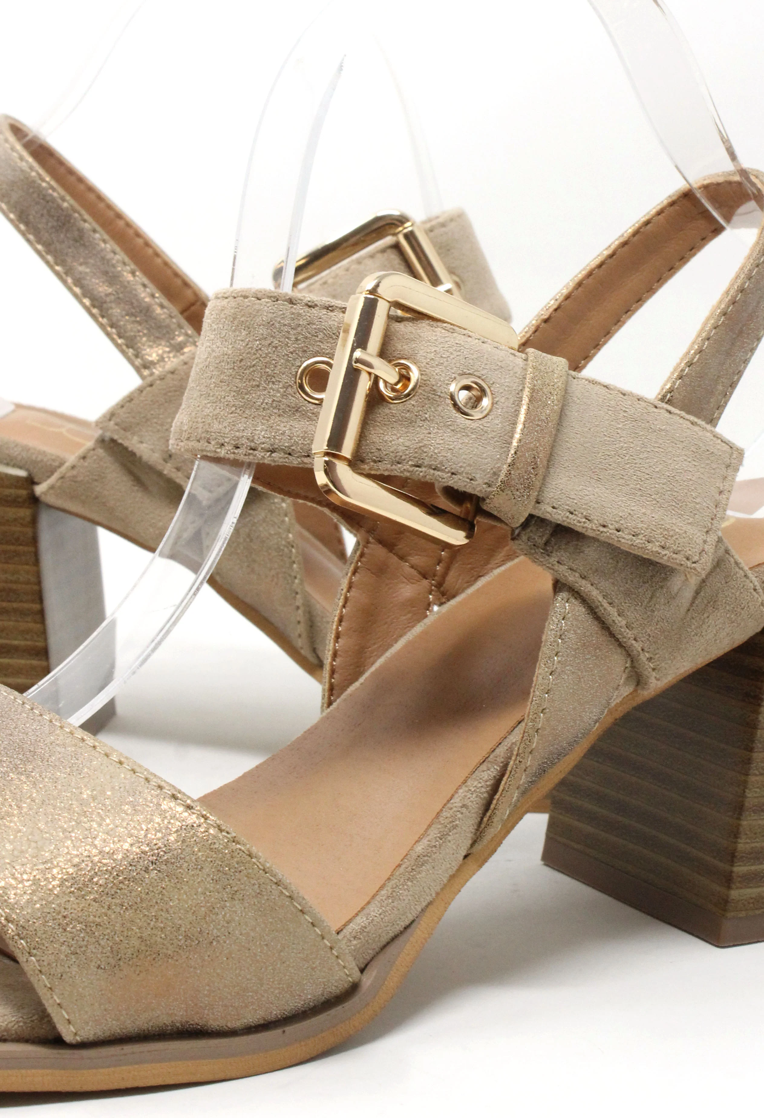 Shimmer Double Strap Heel - Image 5