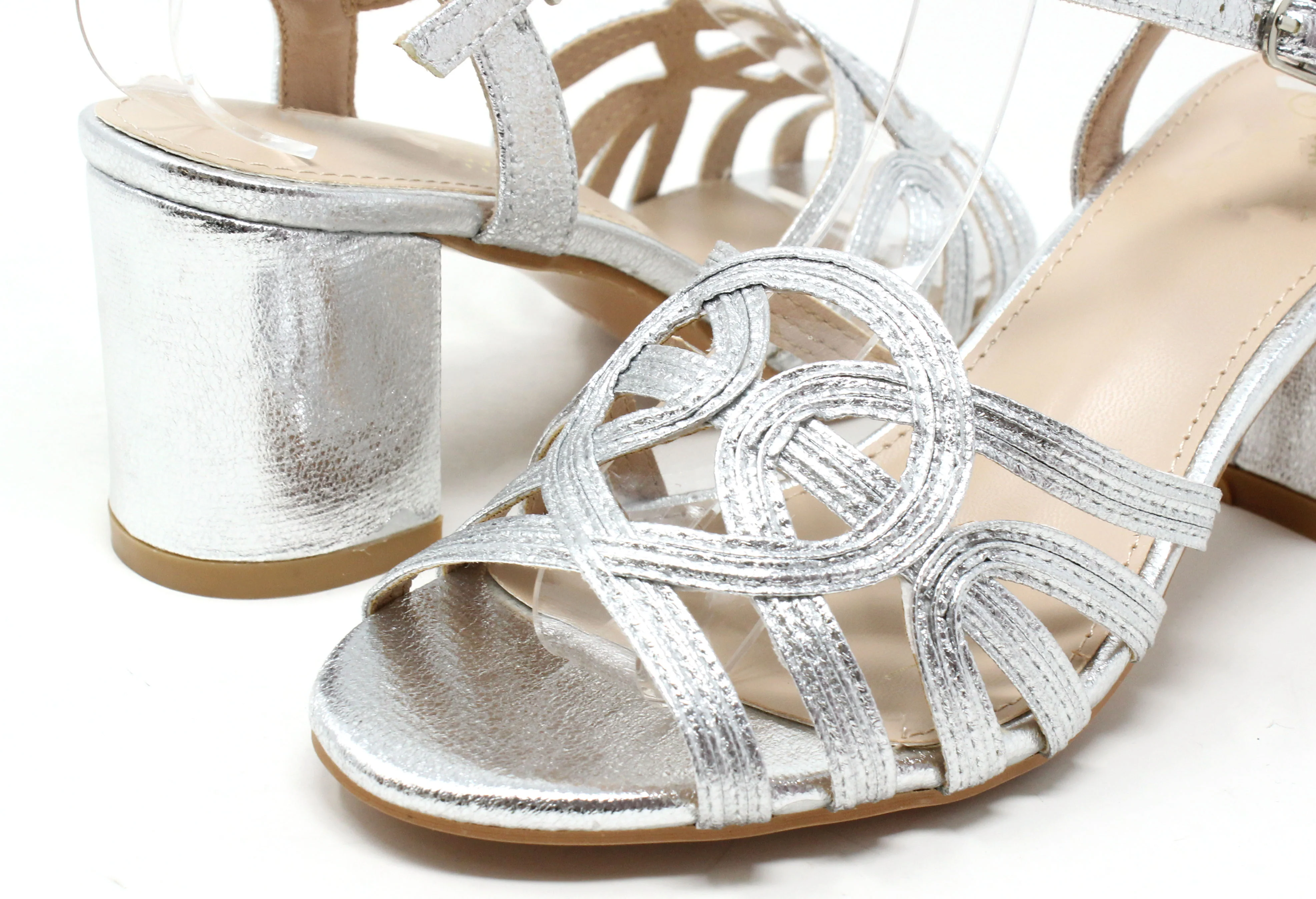 Shimmer Multi Strap Heel - Image 12