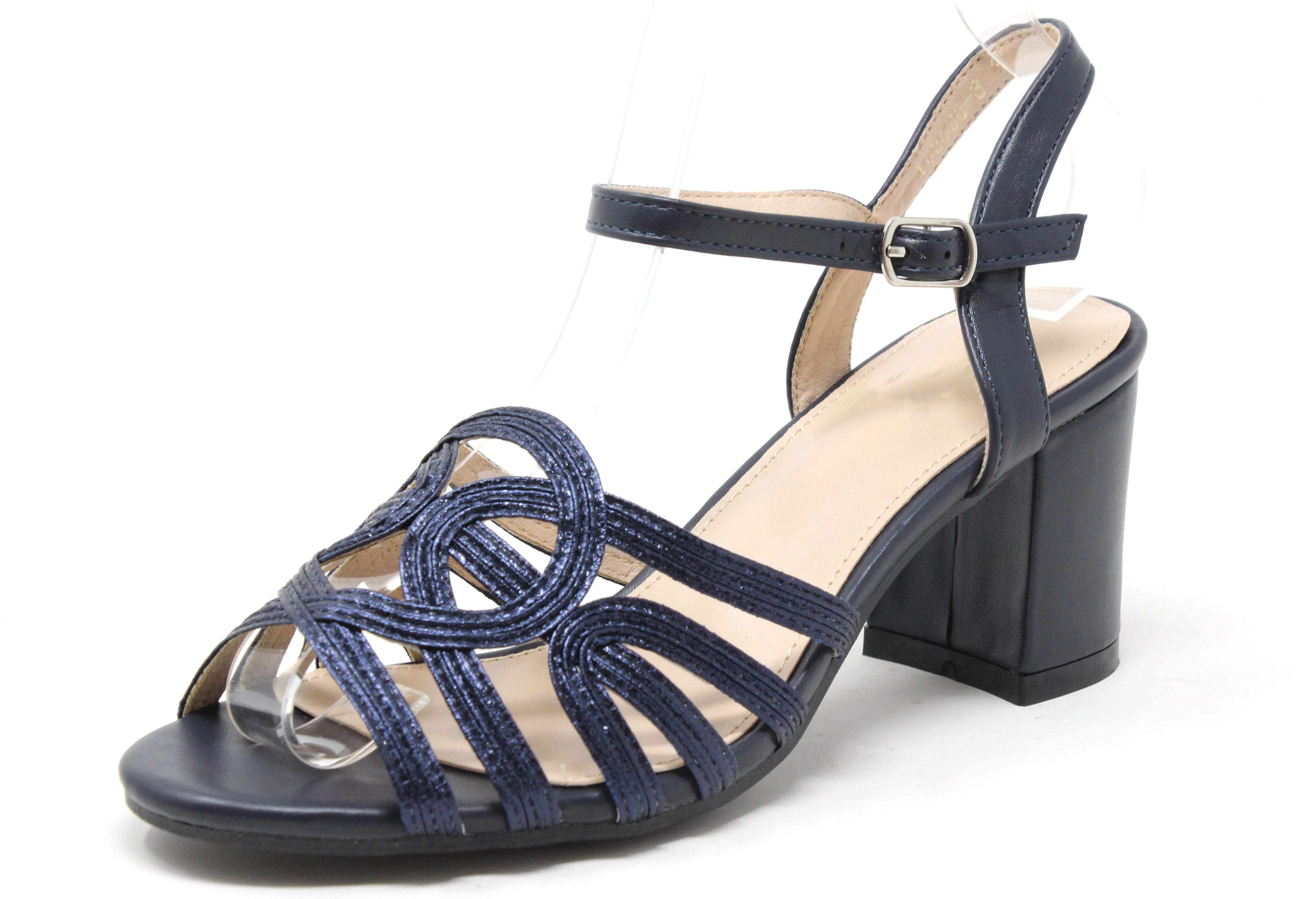 Shimmer Multi Strap Heel - Image 5