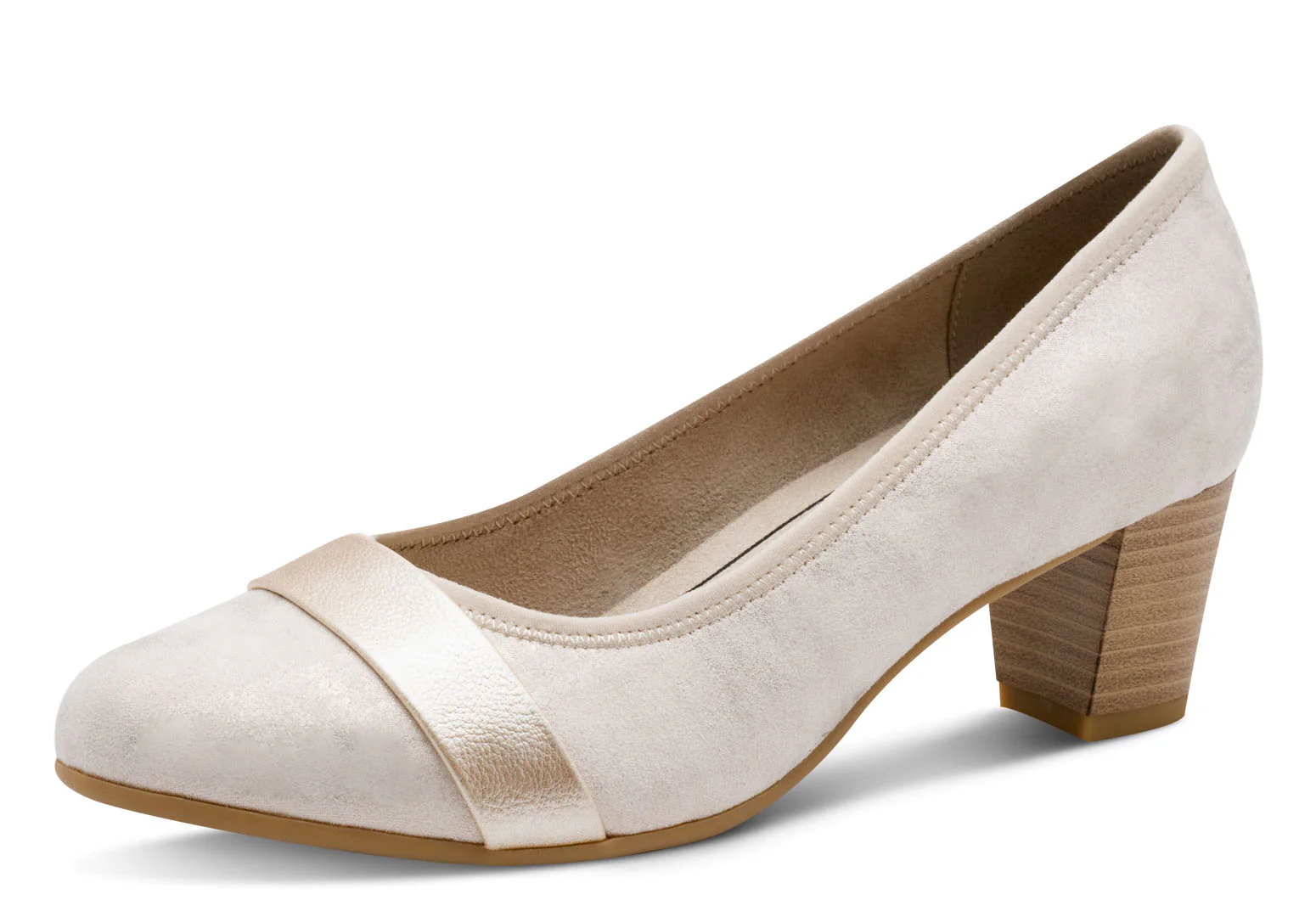 Shimmer Strap Court Heel - Image 3
