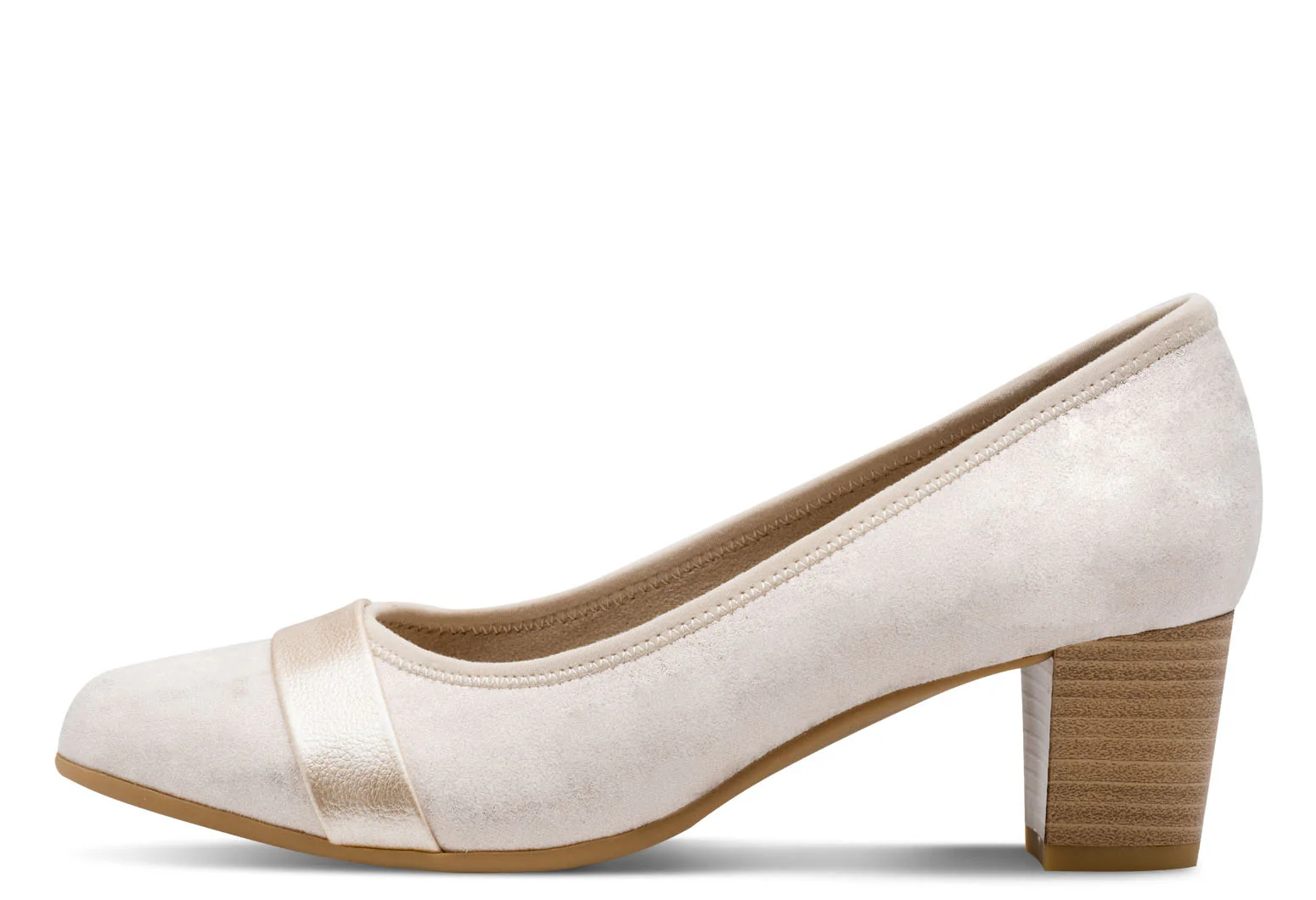 Shimmer Strap Court Heel - Image 4