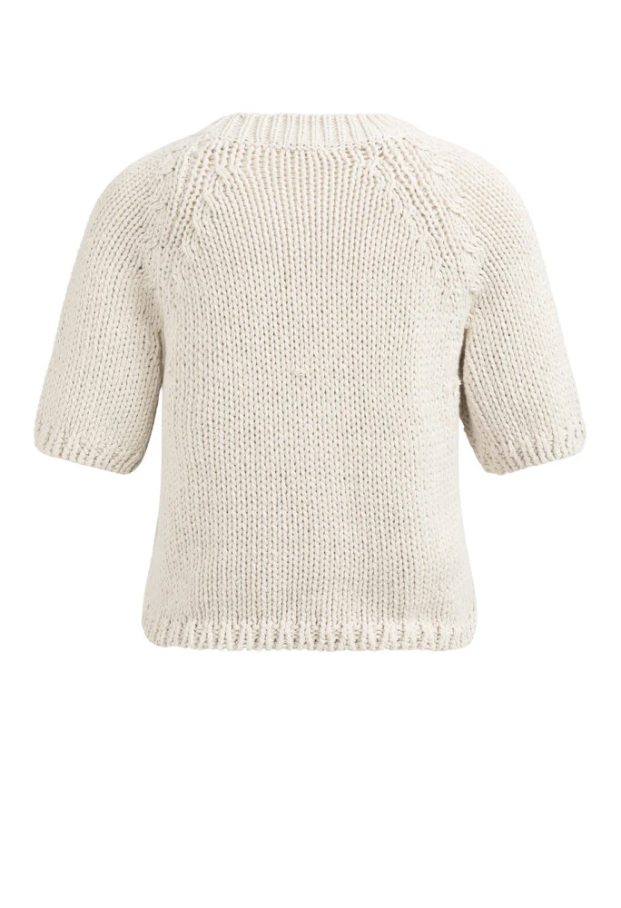 Short Sleeve Chunky knit Jumper - Image 10
