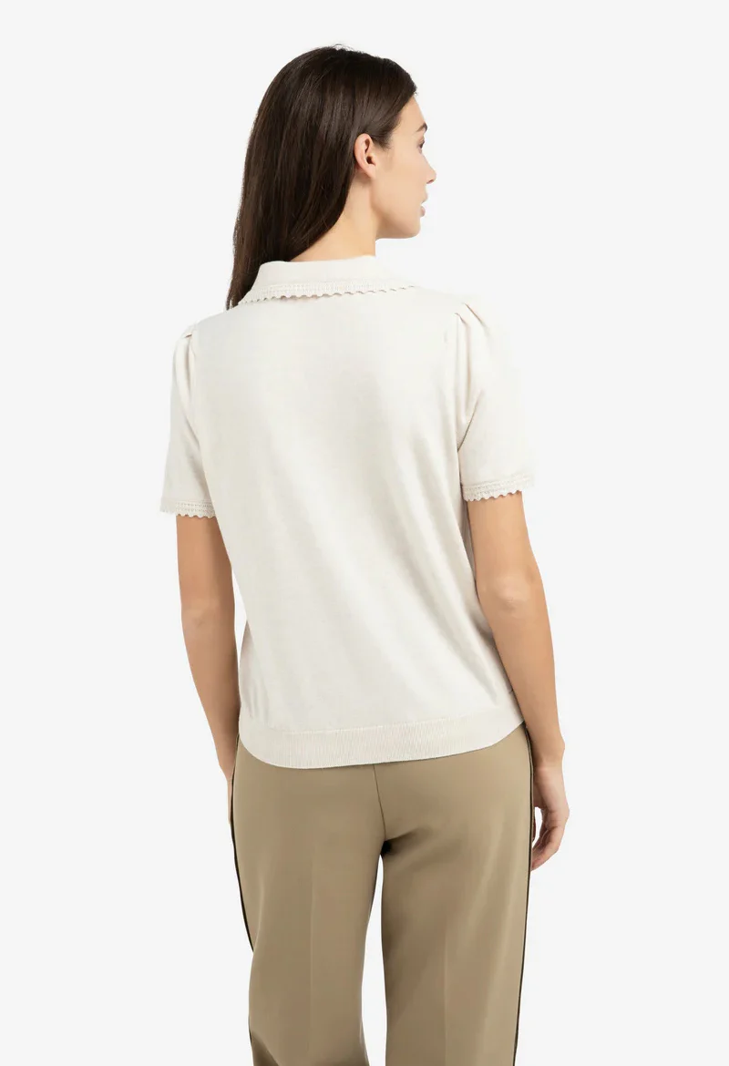 Short Sleeve Knit Cardigan - Image 3