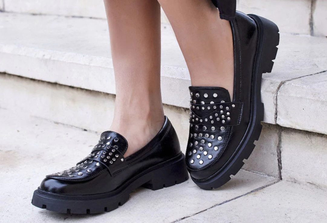 Silver Studded Loafer - Image 3