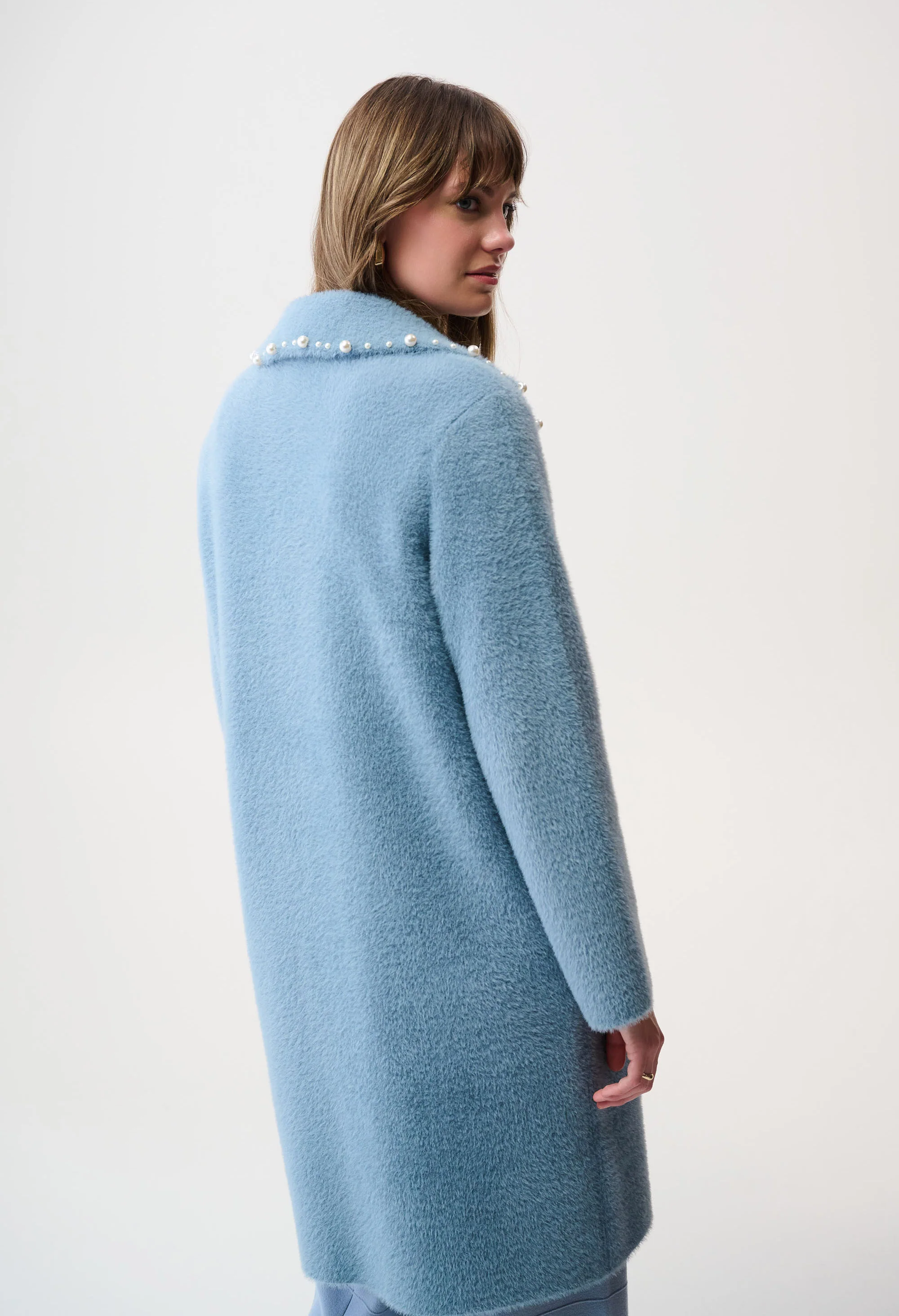 Single-breasted Pearl Coat - Image 4