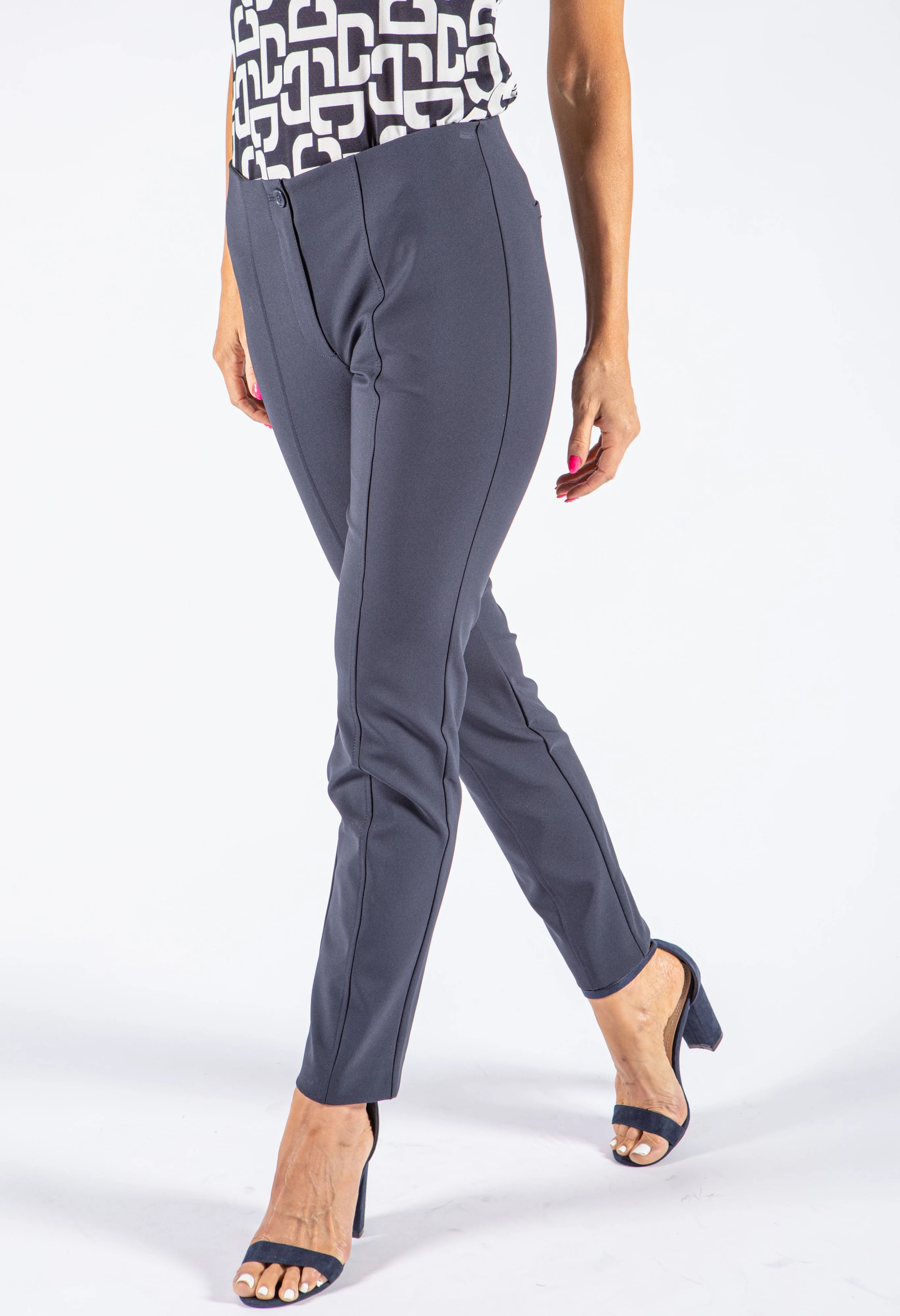 Slim Fit Business Trousers - Image 14