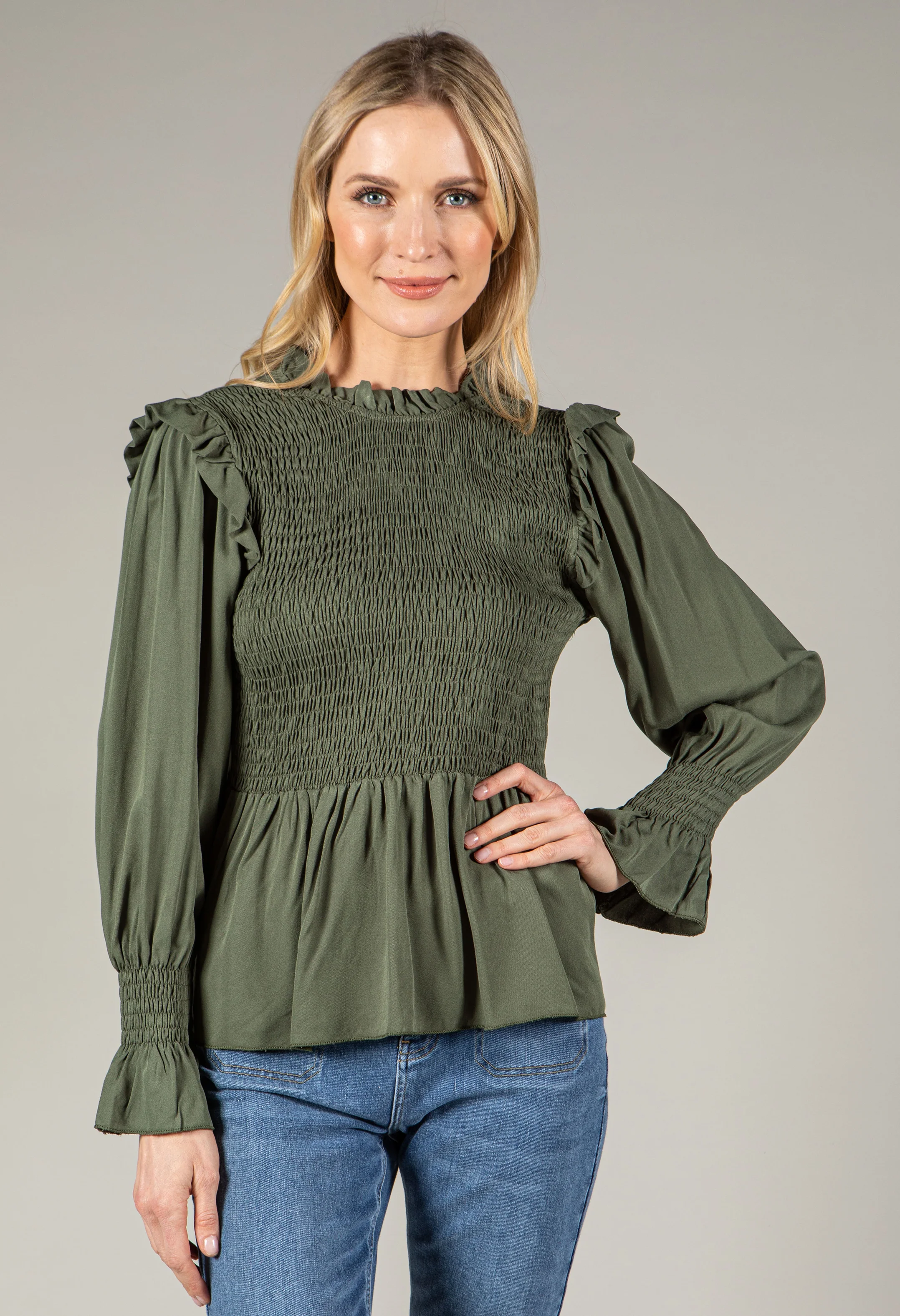Smocking Detail Top - Image 8