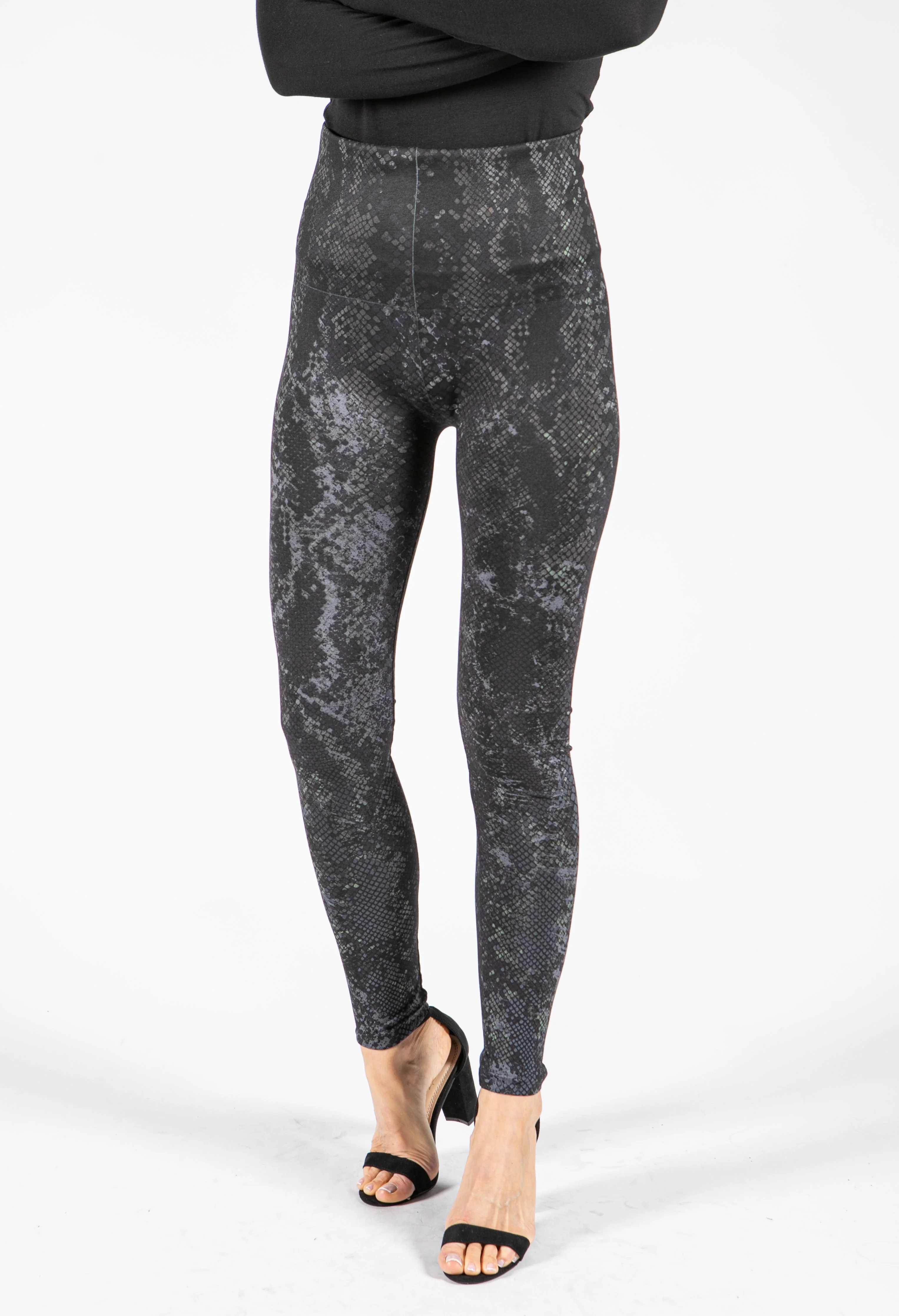 Snake Print Leggings - Image 3