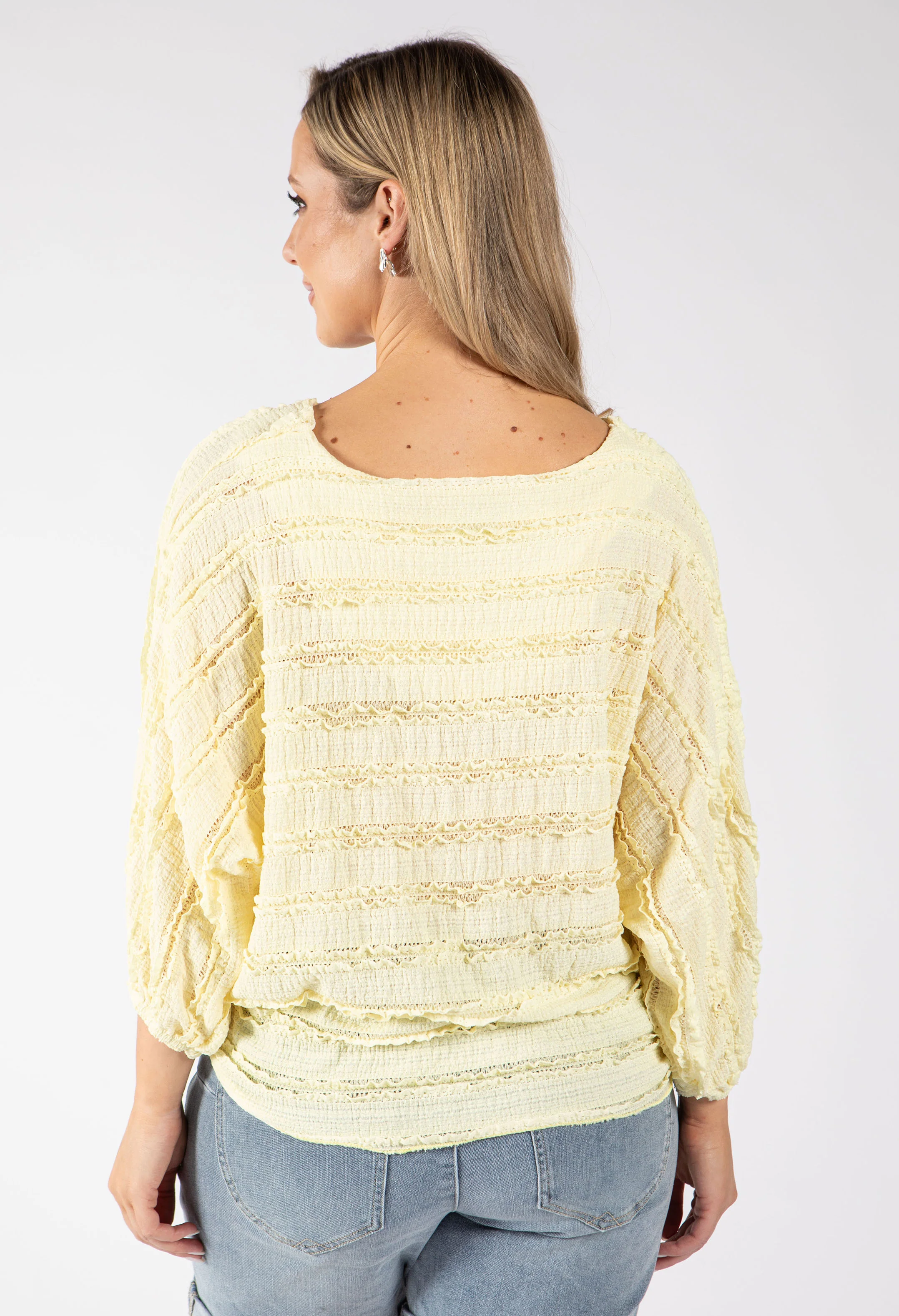 Sofia Ruffled Tie Front Top - Image 13