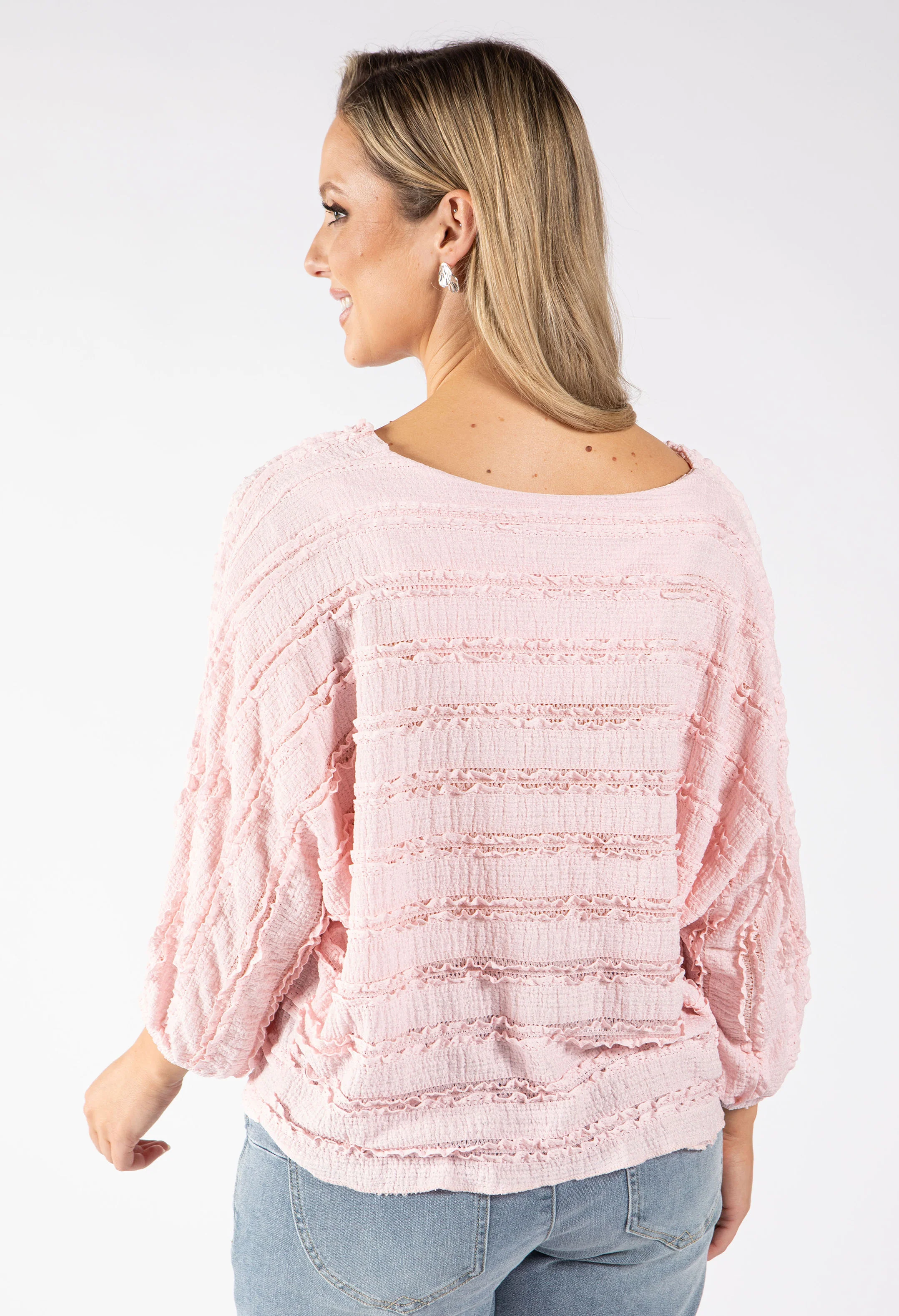 Sofia Ruffled Tie Front Top - Image 17