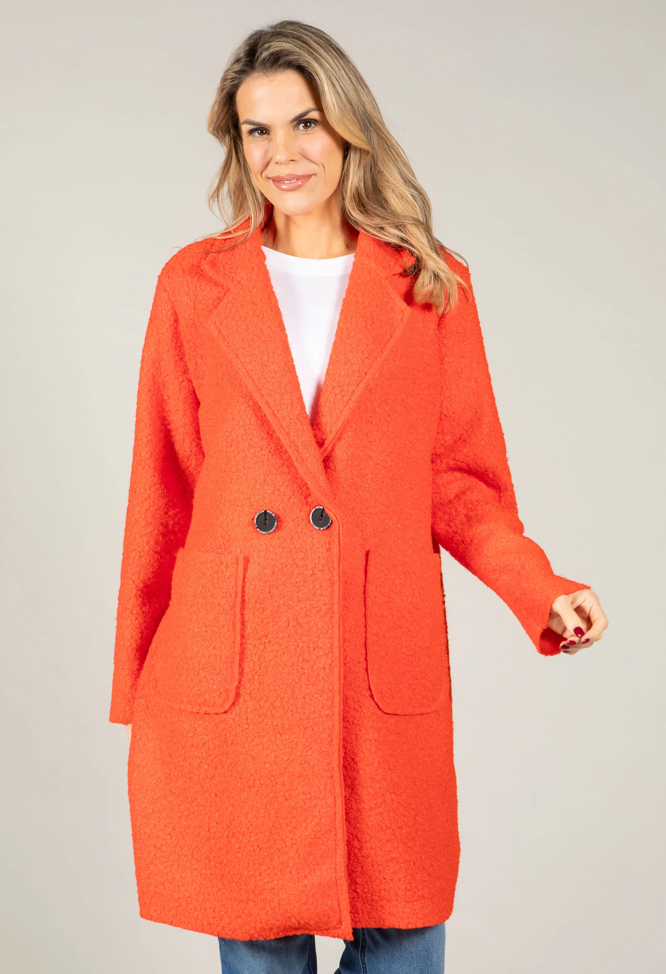 Soft Boucle Trench Coat - Image 13