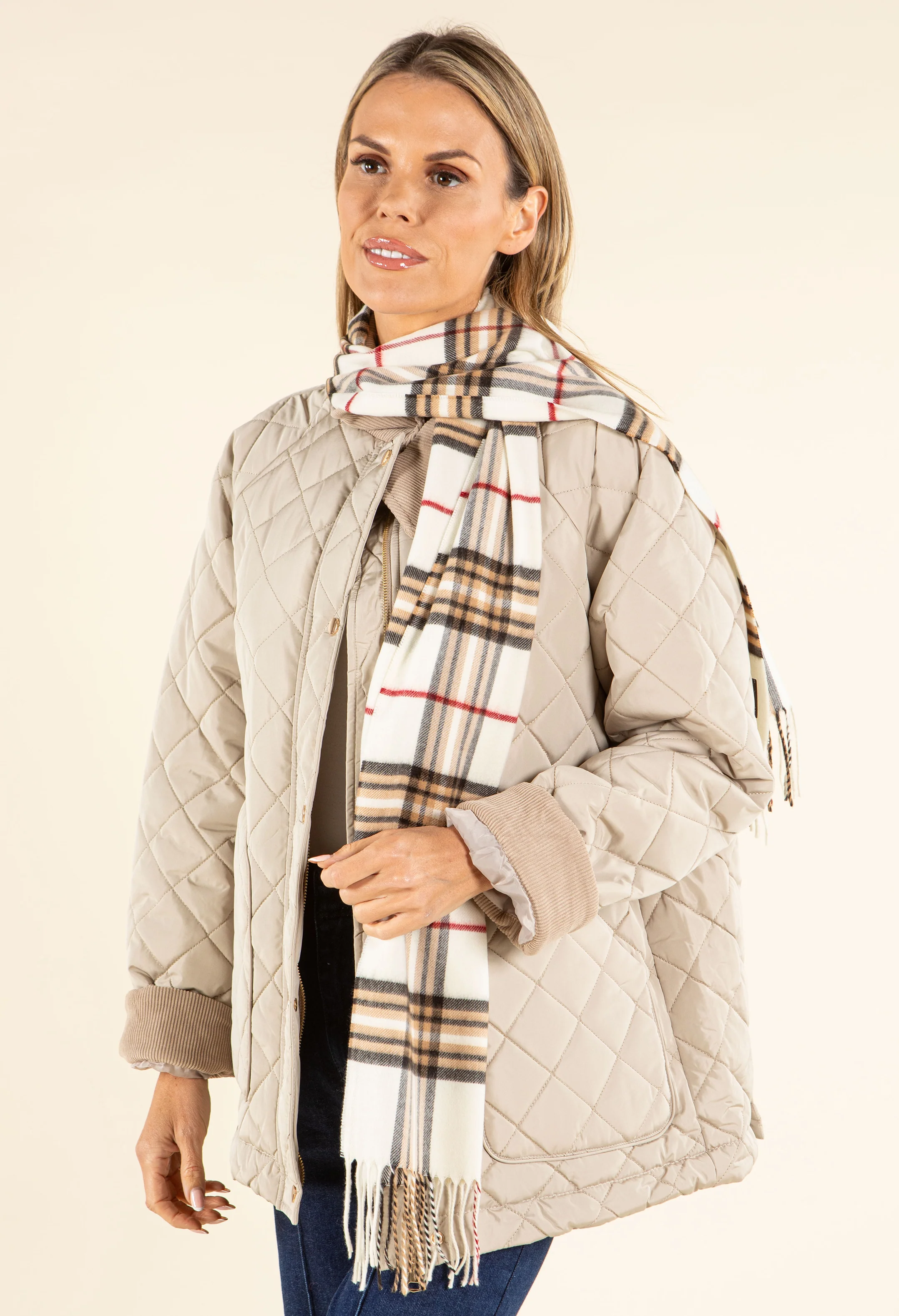 Soft Check Scarf - Image 10
