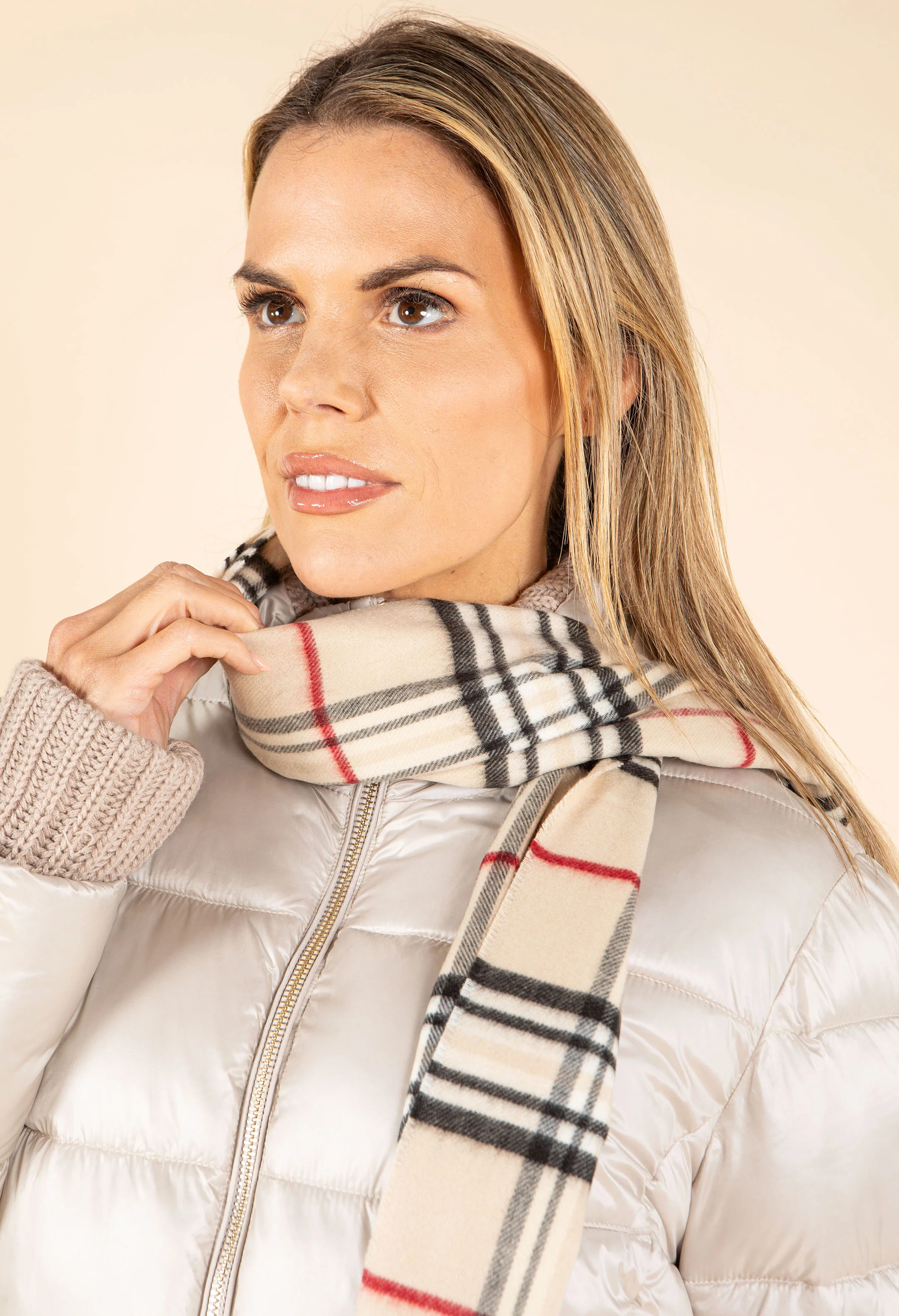 Soft Check Scarf - Image 14